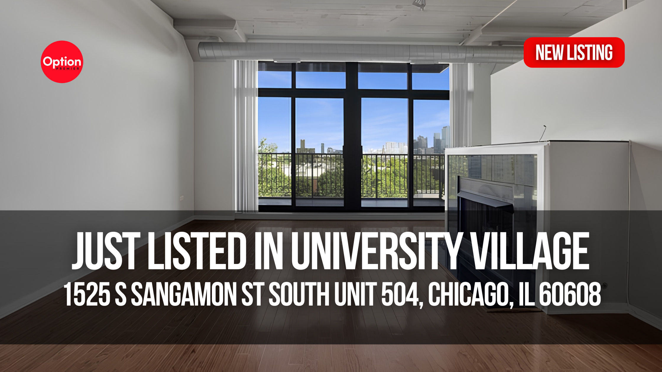 Skyline View Loft With Parking in University Village: 1525 S Sangamon St South Unit 504, Chicago, IL 60608