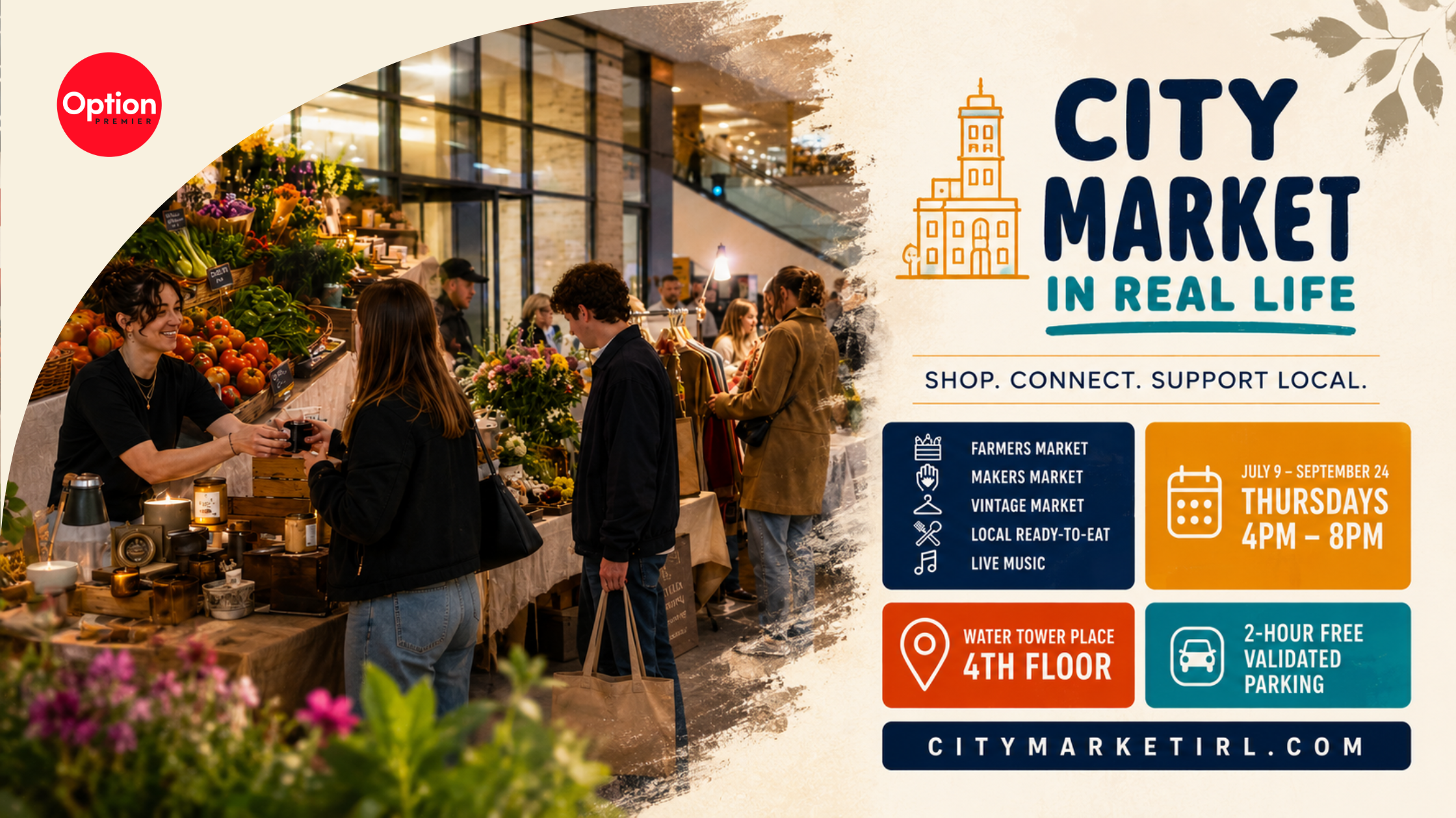 City Market IRL Brings a New Thursday Night Market to Water Tower Place This Summer