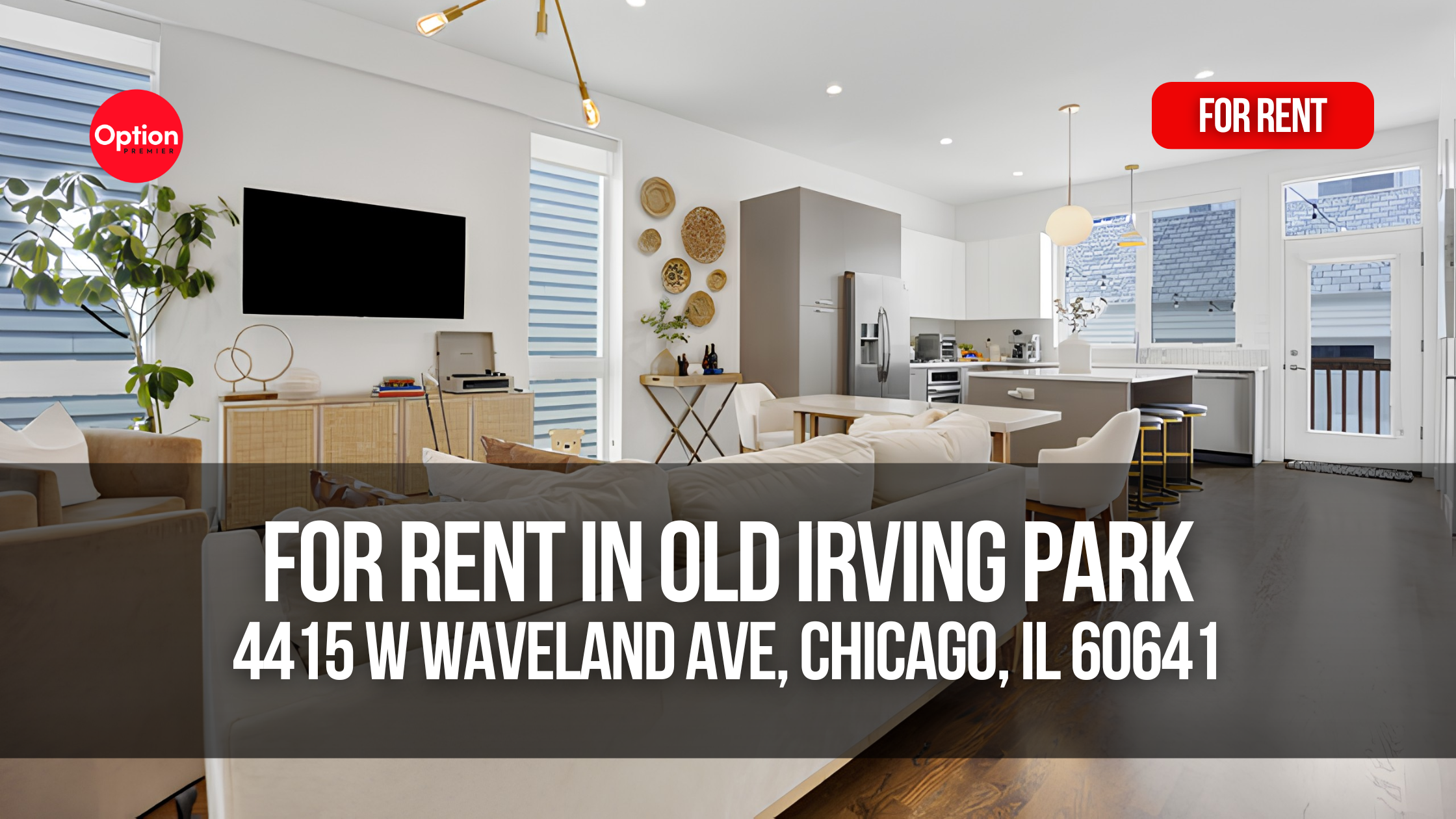 Modern Farmhouse Rental in Old Irving Park: 4415 W Waveland Ave, Chicago, IL 60641