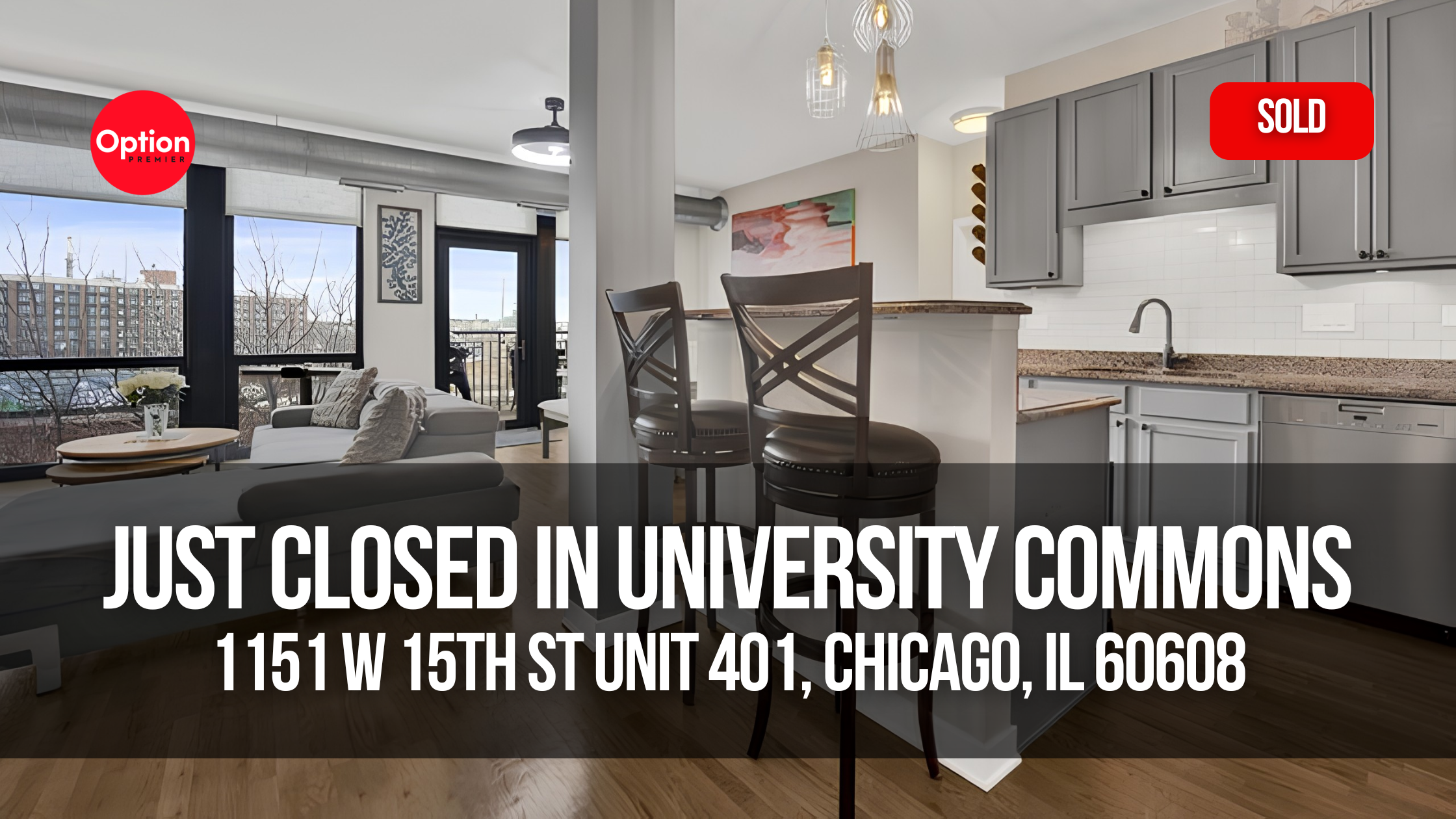 Penthouse Condo Just Closed in University Commons — 1151 W 15th St Unit 401, Chicago, IL 60608