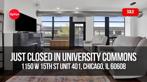 Top-Floor Loft Penthouse Just Closed in University Commons — 1150 W 15th St Unit 401, Chicago, IL 60608