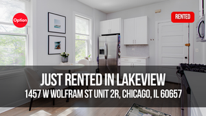 Top-Floor Apartment Just Rented in Lakeview — 1457 W Wolfram St Unit 2R, Chicago, IL 60657