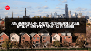 June 2026 Bridgeport Chicago Housing Market Update | Detached Home Prices $589K +13.1% Growth