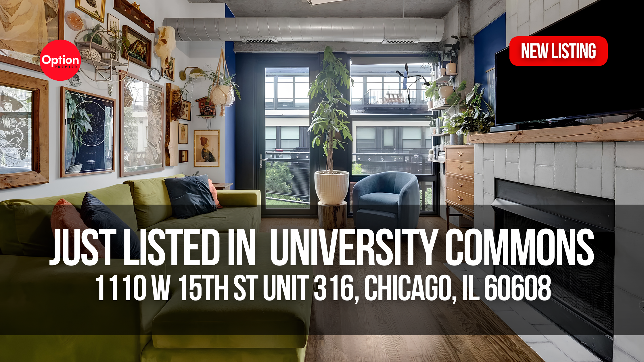 Move-In Ready University Commons Loft Under $300K: 1110 W 15th St Unit 316, Chicago, IL 60608
