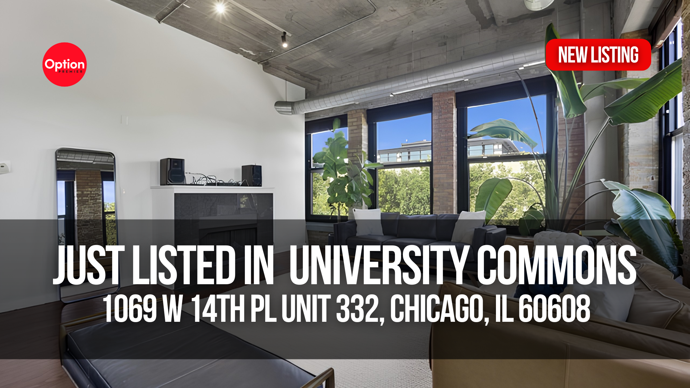 3-Bedroom Corner Loft Under $500K in University Commons: 1069 W 14th Pl Unit 332, Chicago, IL 60608