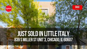 Condo Just Closed in Little Italy — 839 S Miller St Unit 3, Chicago, IL 60607