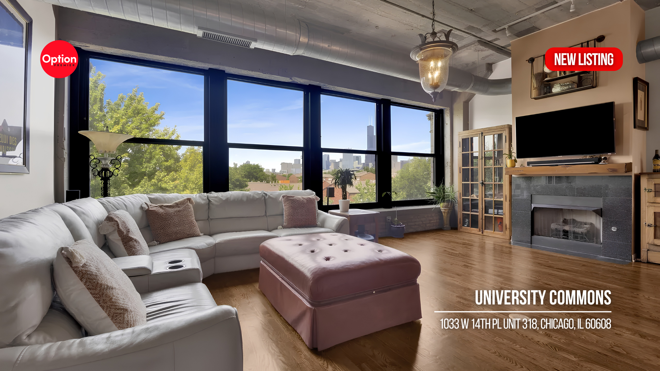 Duplex Penthouse Under $600K in University Commons: 1033 W 14th Pl Unit 318, Chicago, IL 60608