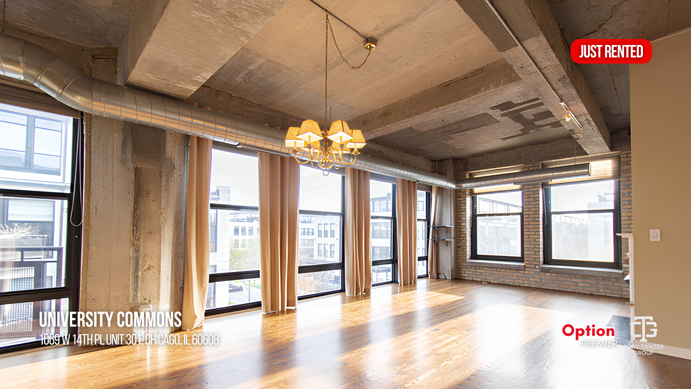 Three-Bedroom Condo Just Rented in University Commons — 1069 W 14th Pl Unit 301, Chicago, IL 60608