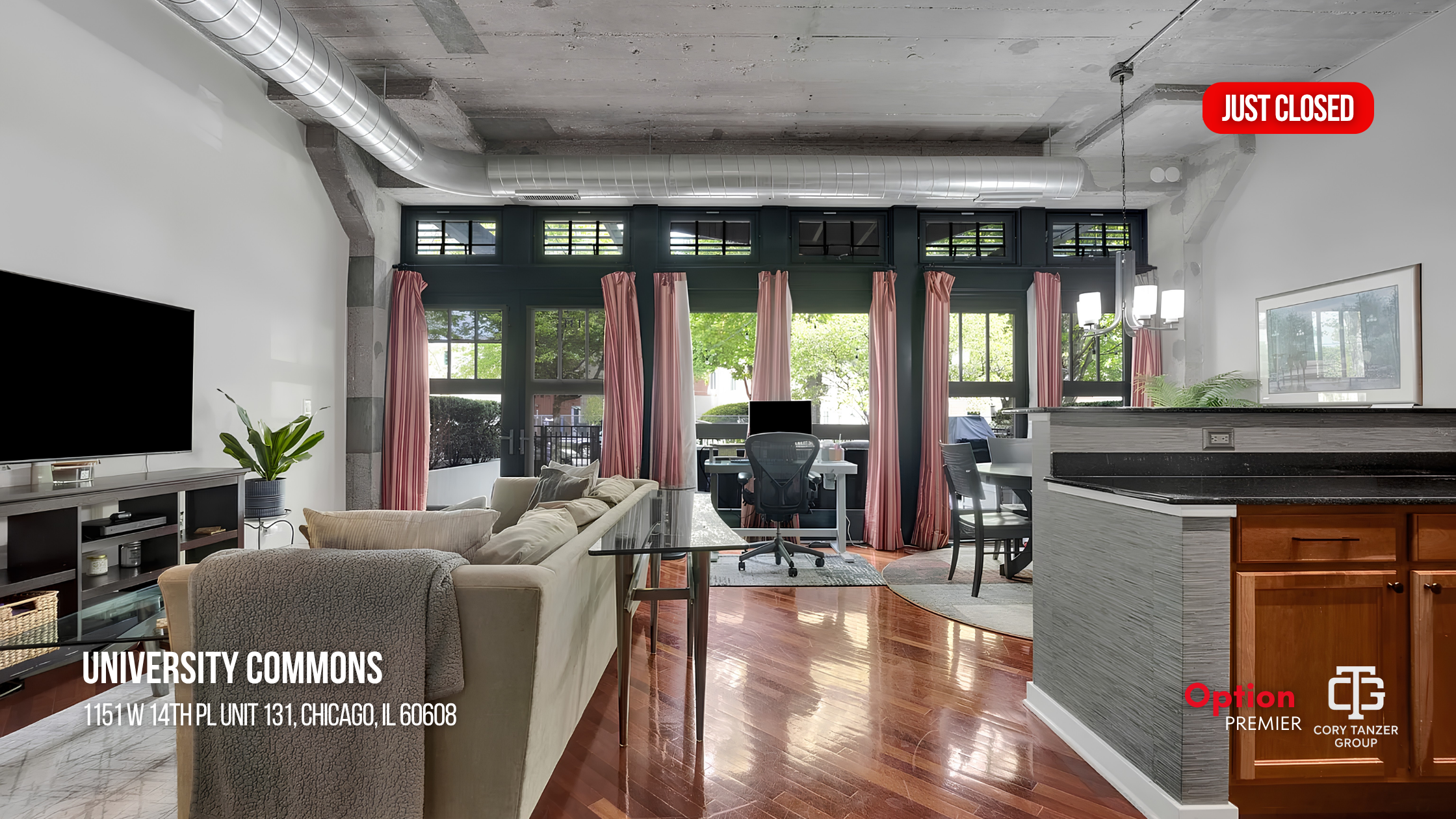 Soft Loft Condo Just Closed in University Commons: 1151 W 14th Pl Unit 131, Chicago, IL 60608