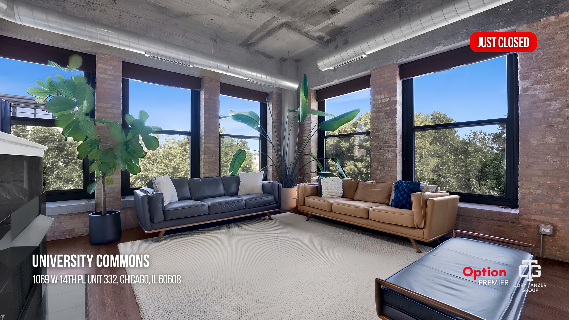 Corner Loft Condo Just Closed in University Commons: 1069 W 14th Pl Unit 332, Chicago, IL 60608
