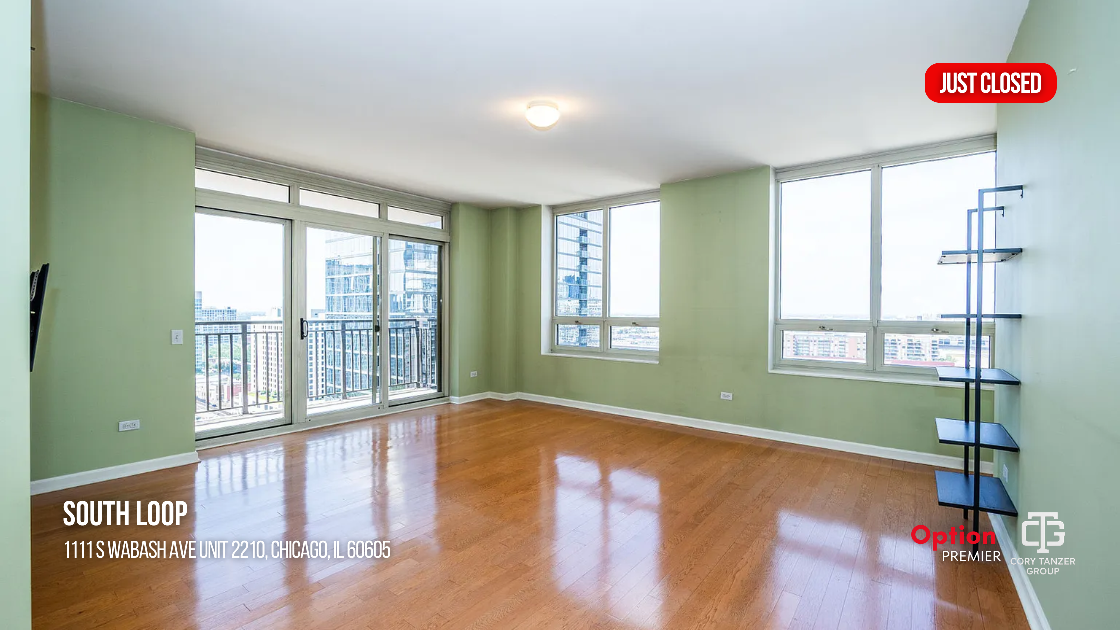 Corner High-Rise Condo Just Closed in South Loop: 1111 S Wabash Ave Unit 2210, Chicago, IL 60605