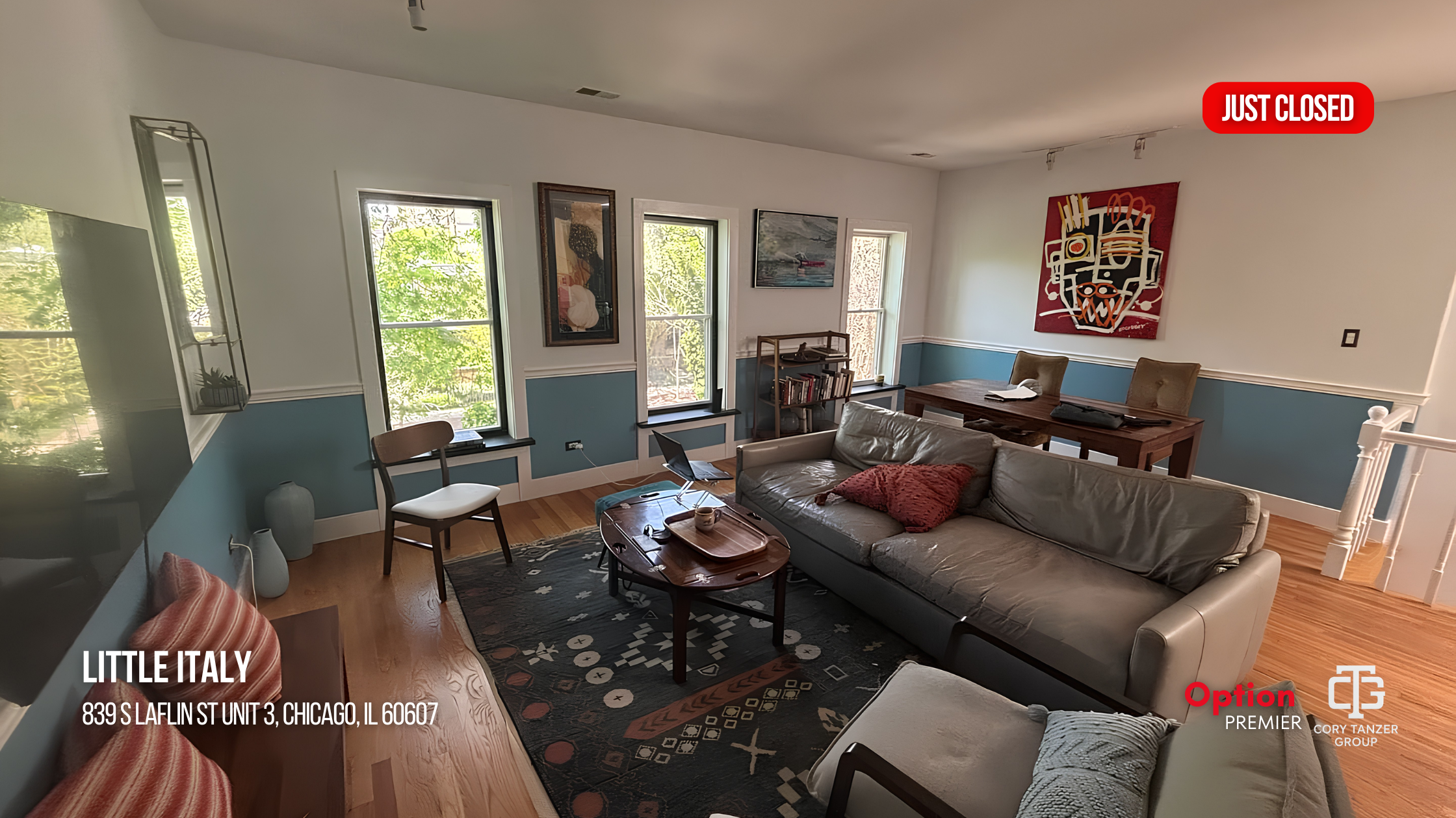 Historic Top-Floor Condo Just Closed in Little Italy: 839 S Laflin St Unit 3, Chicago, IL 60607