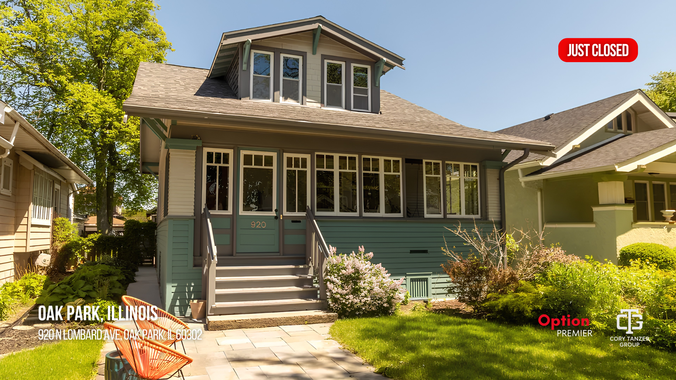 Craftsman Bungalow Just Closed in Oak Park: 920 N Lombard Ave, Oak Park, IL 60302