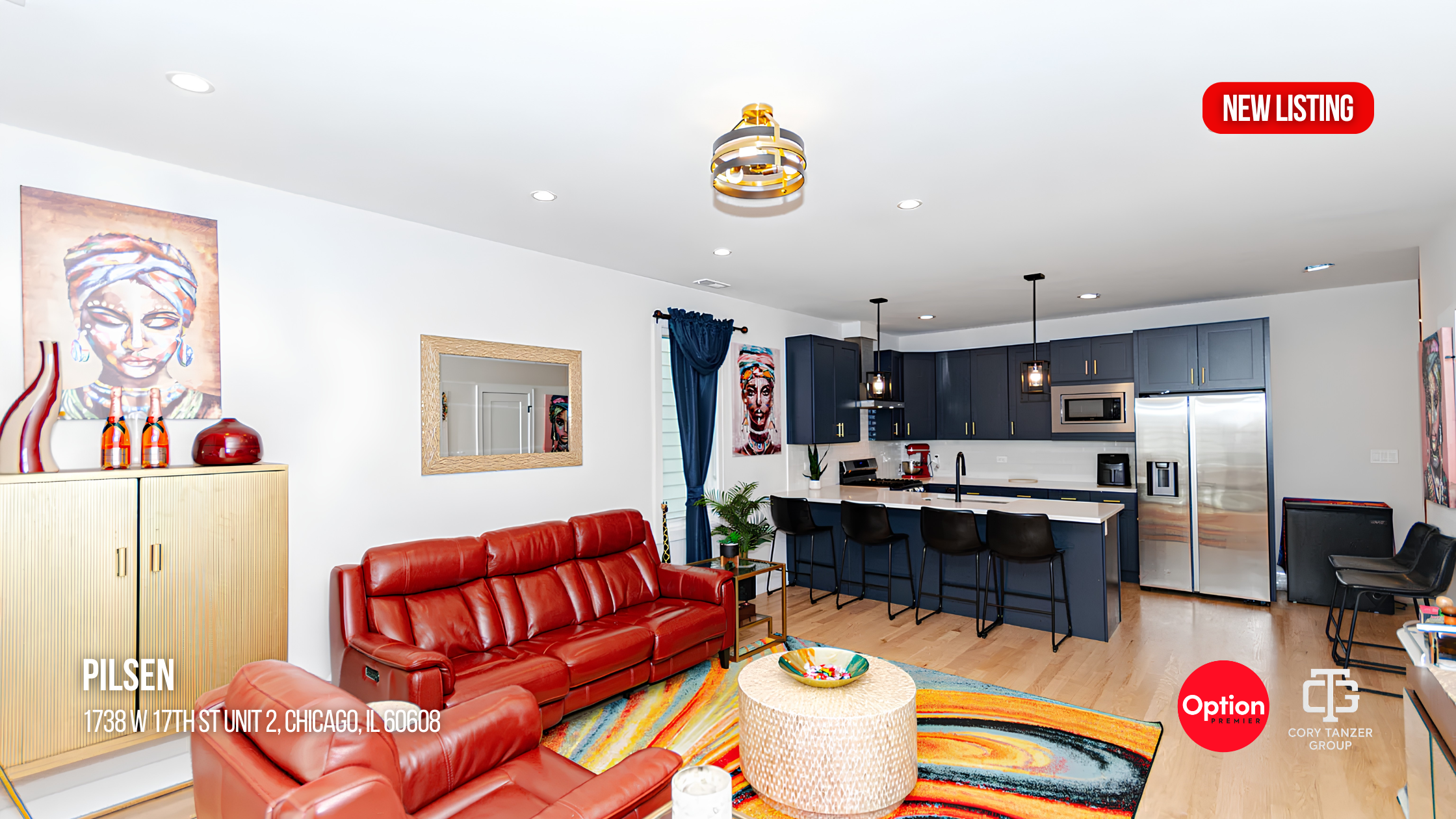 Newer Construction Pilsen Condo Under $500K: 1738 W 17th St Unit 2, Chicago, IL 60608