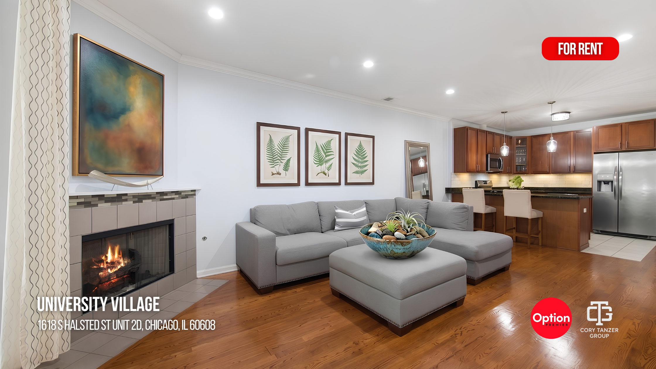 Private Deck Rental at $3K in University Village: 1618 S Halsted St Unit 2D, Chicago, IL 60608