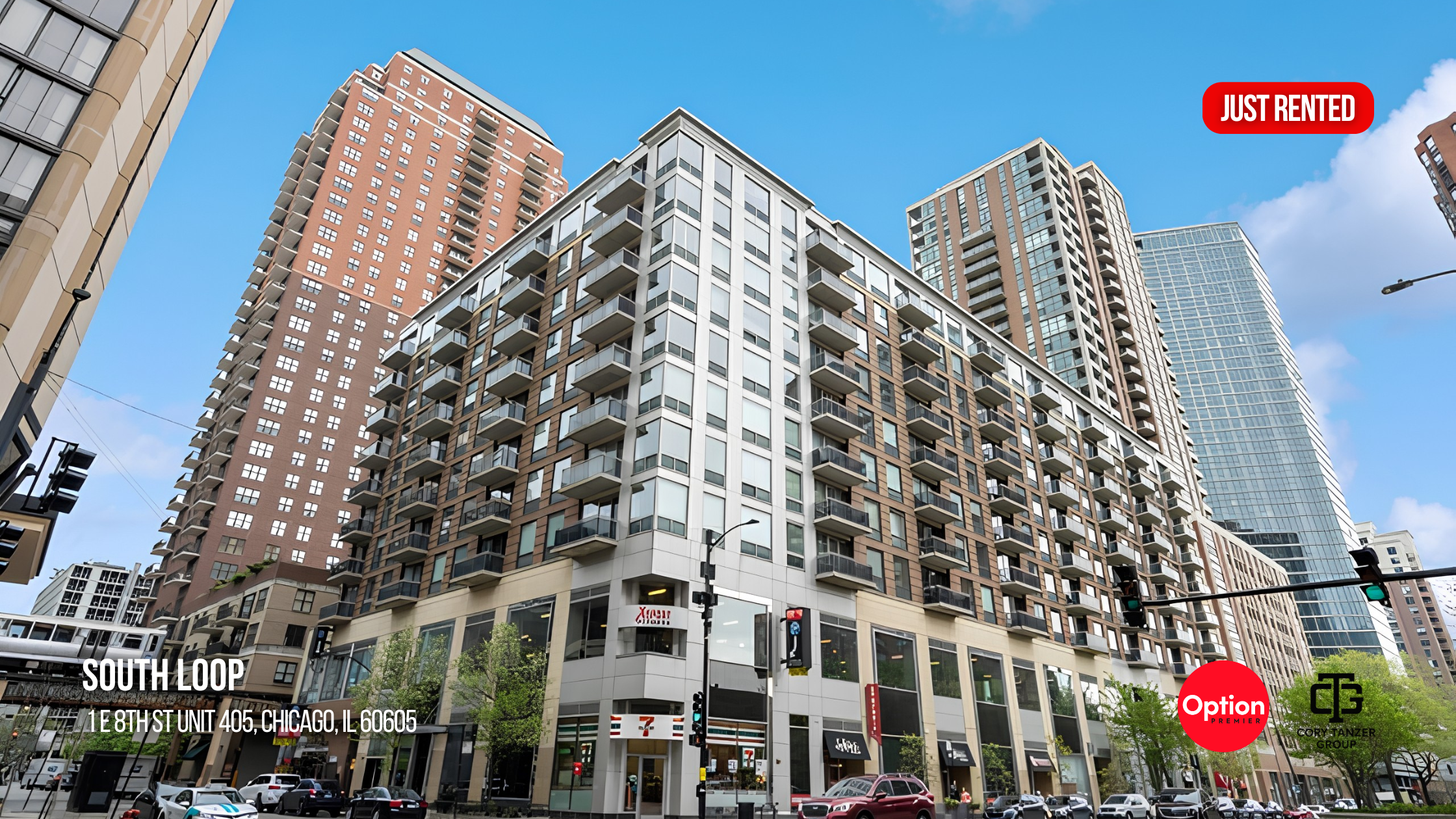 South Loop Condo Just Rented: 1 E 8th St Unit 405, Chicago, IL 60605