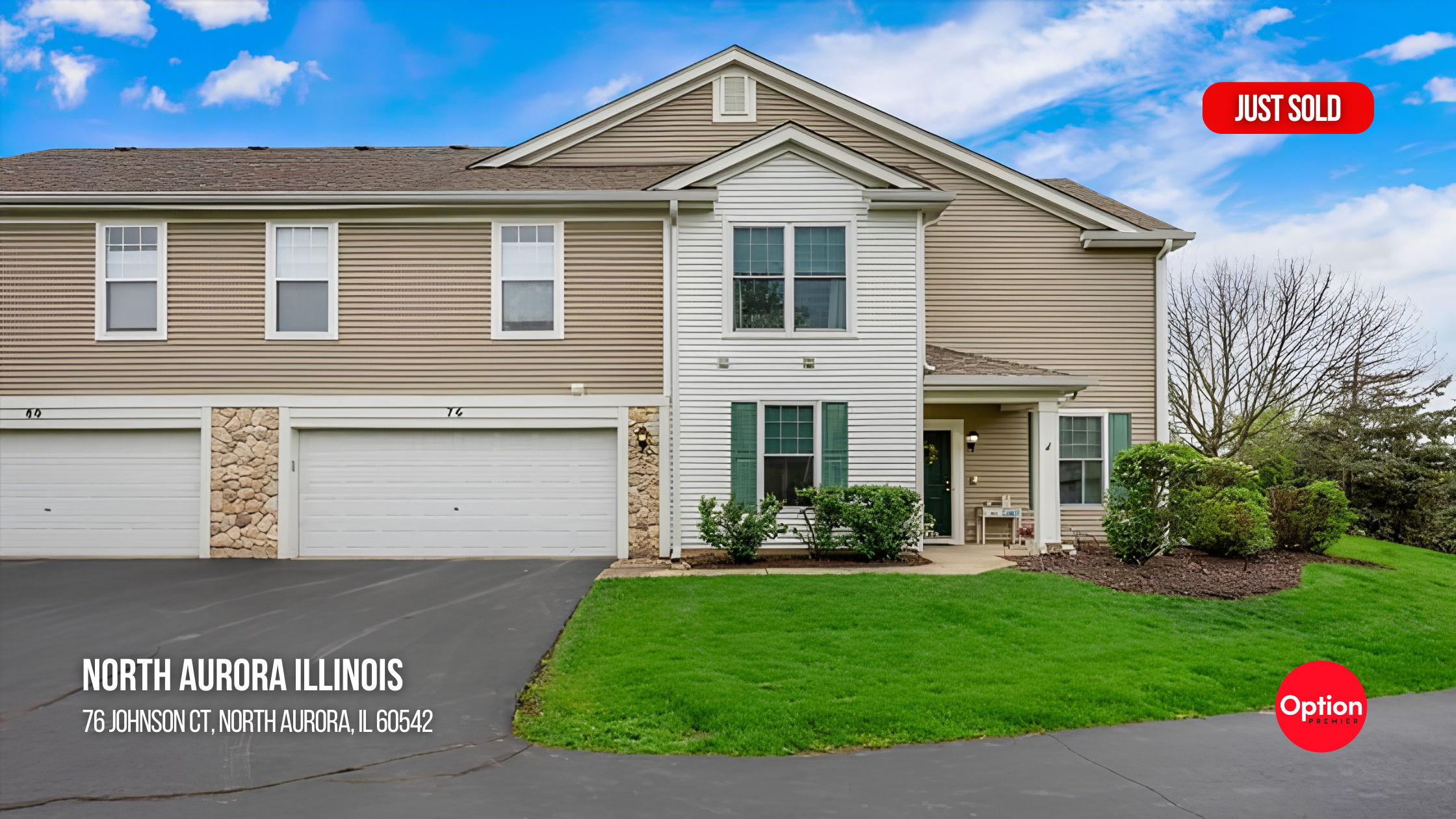 End-Unit Townhome Just Closed in North Aurora: 76 Johnson Ct, North Aurora, IL 60542