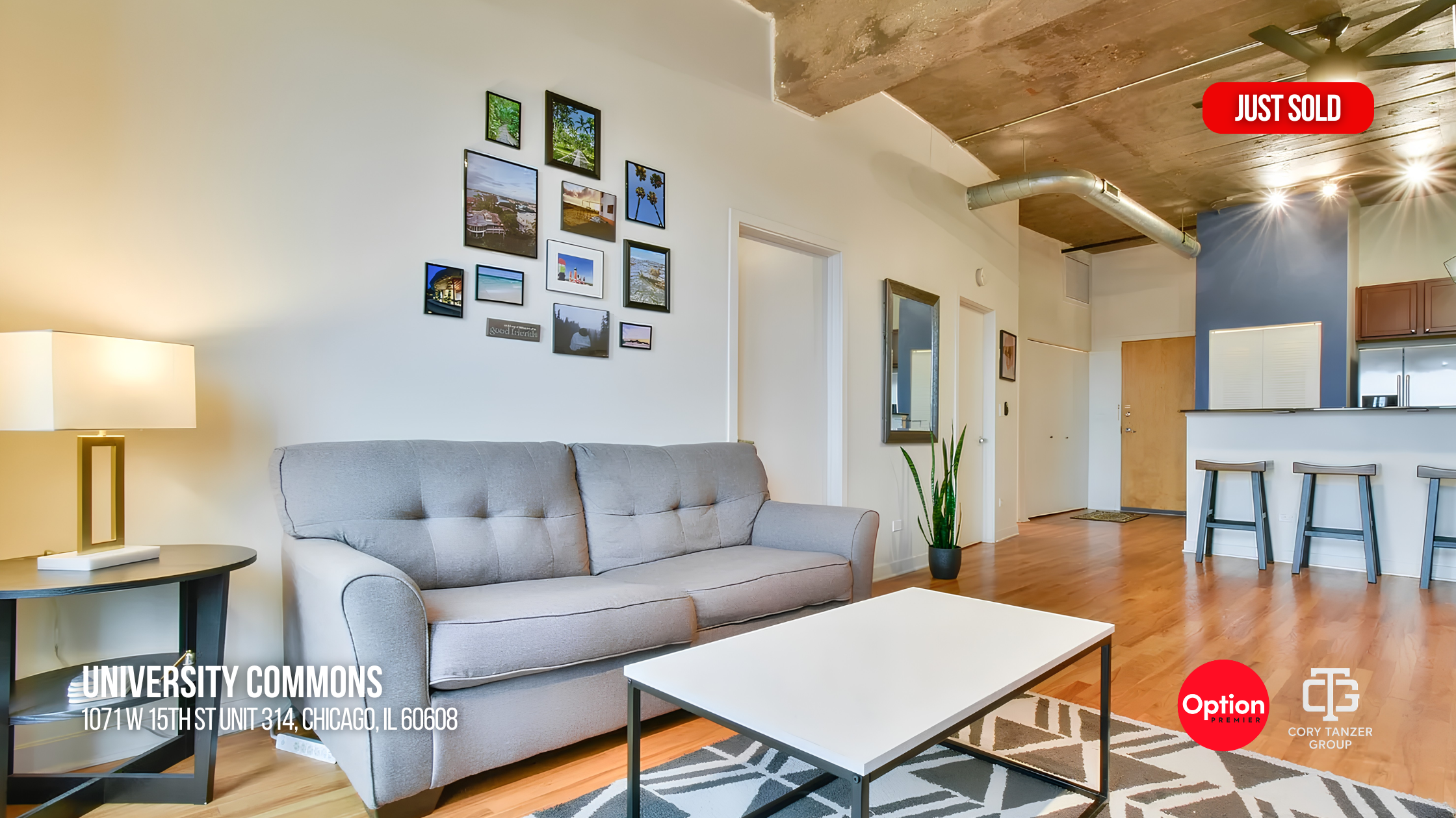 What $305K Bought in University Commons Chicago: A 1-Bedroom + Den Loft