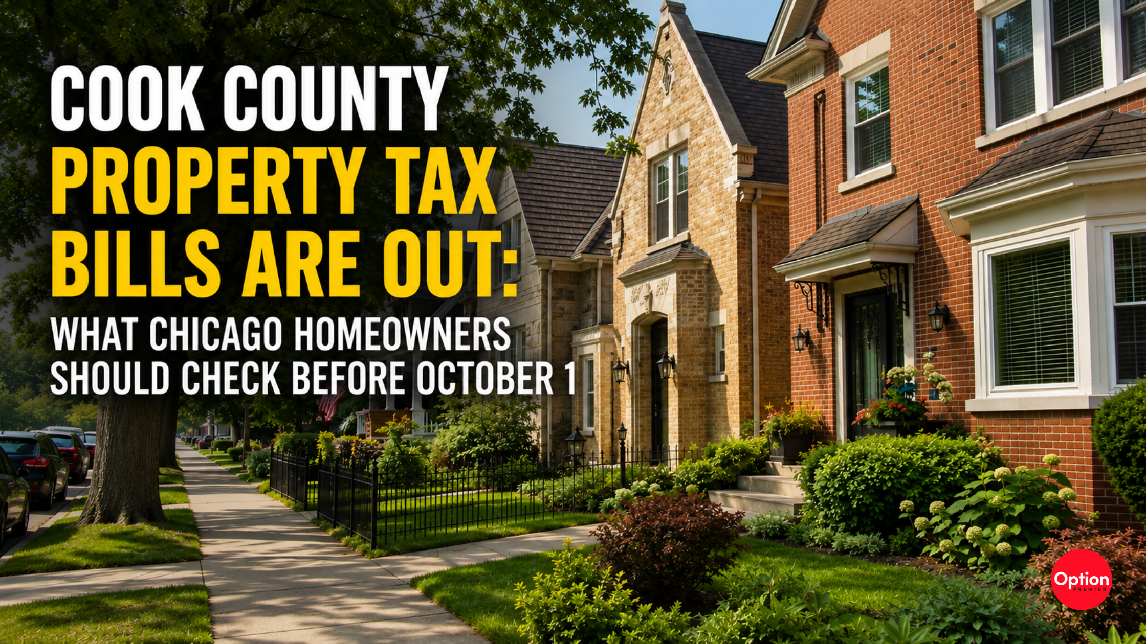 Cook County Property Tax Bills Are Out: What Chicago Homeowners Should Check Before October 1