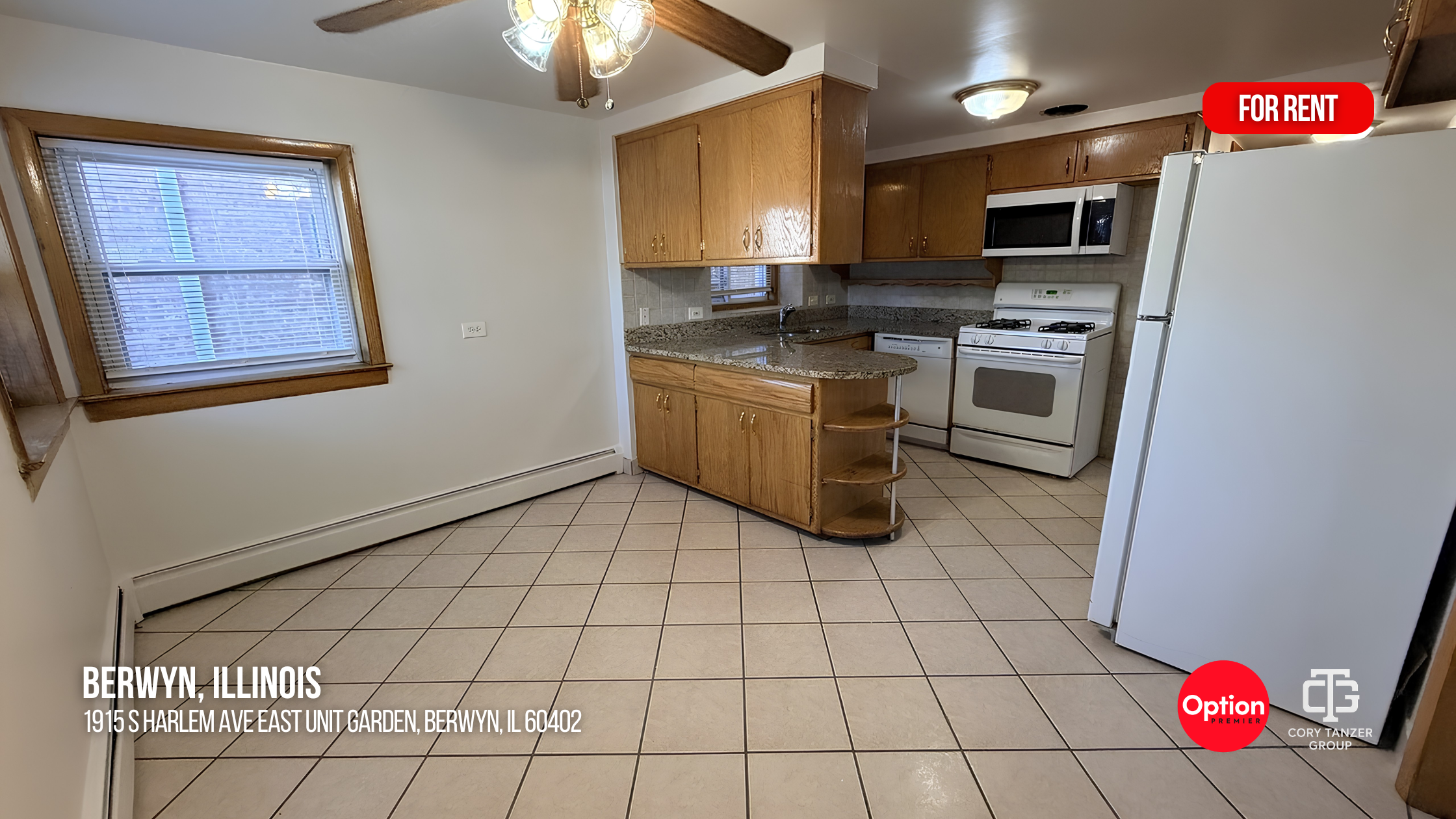 What $1,375 Gets You in Berwyn, IL: Bright 1-Bedroom Rental With Heat Included