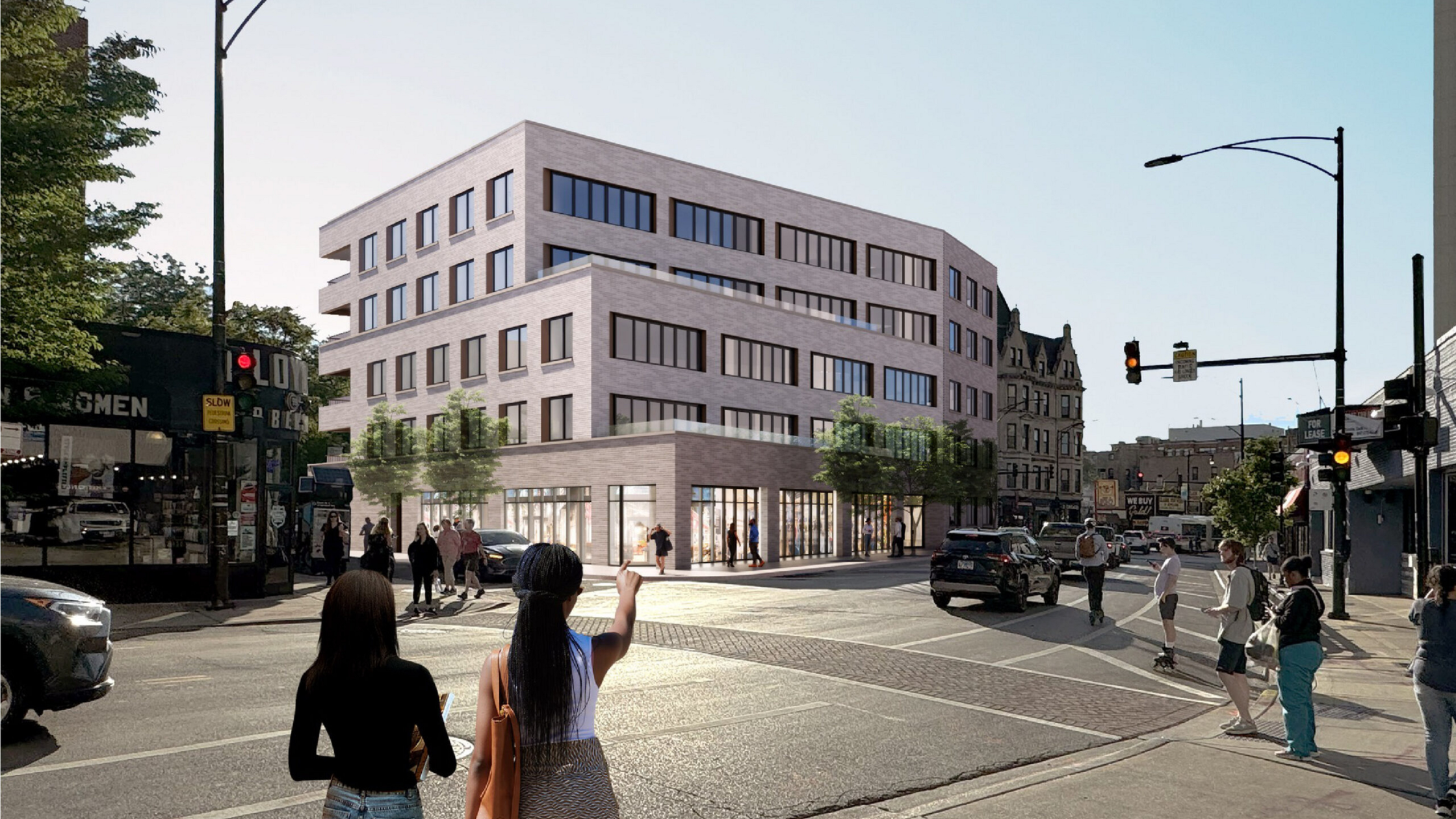 Rendering of 2600 North Clark by SEEK Design + Architecture