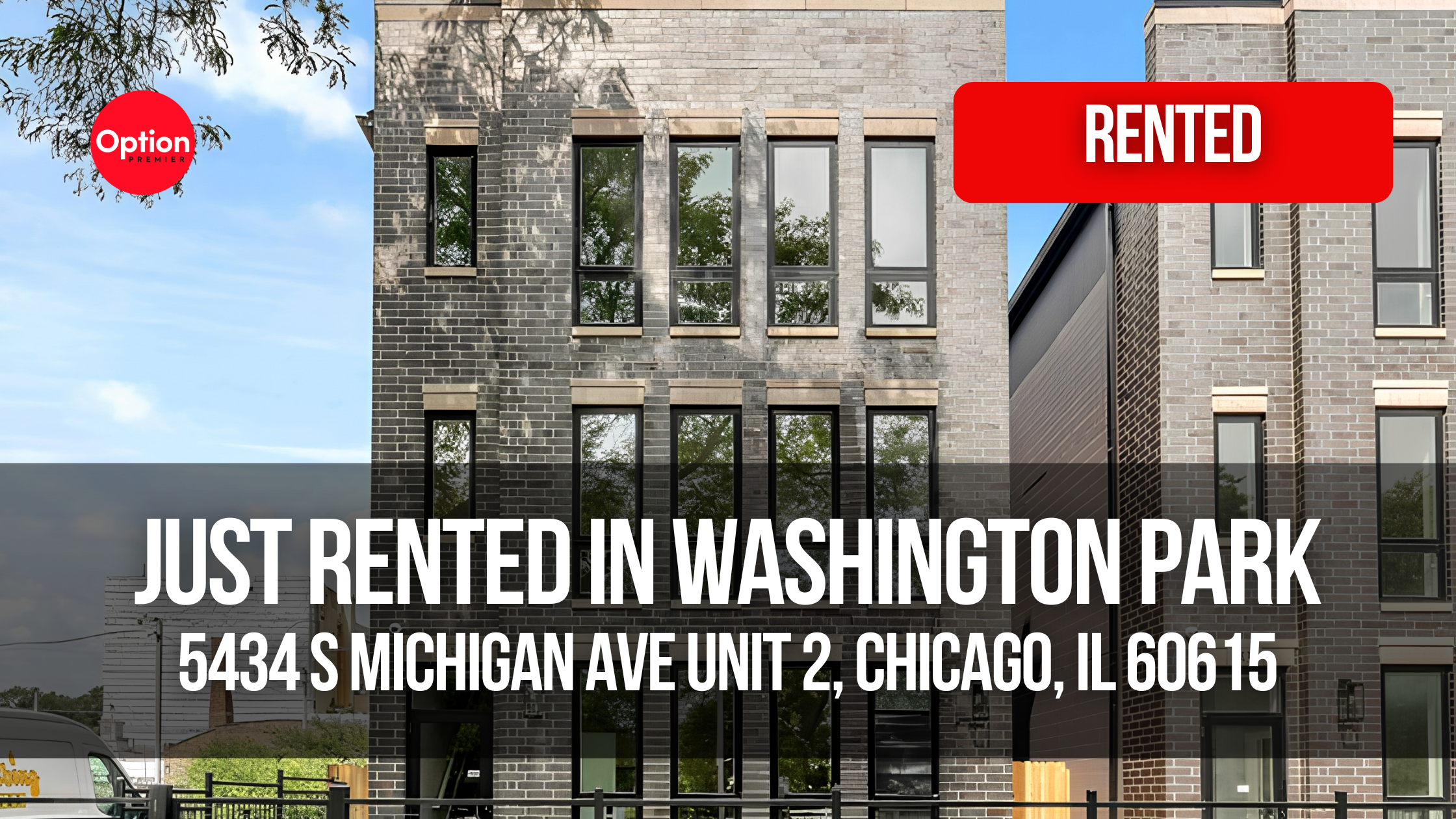 New Construction Condo Just Rented in Washington Park — 5434 S Michigan Ave Unit 2, Chicago, IL 60615