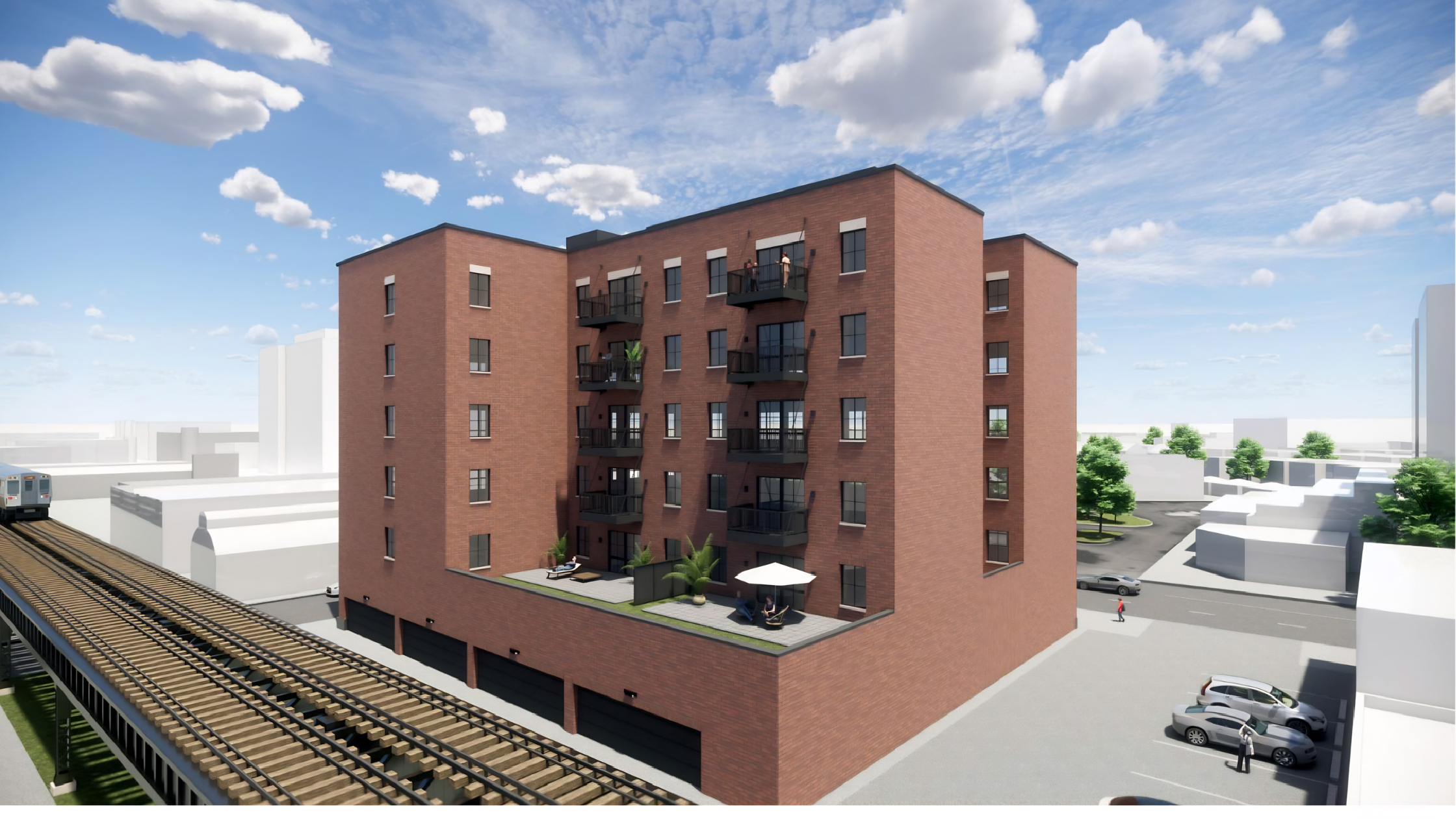 Rendering of 2240 North Milwaukee by Jonathan Splitt Architects