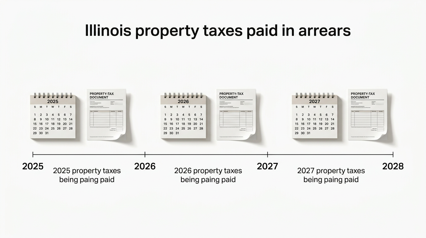 Why Are Illinois Property Taxes Paid a Year Later?