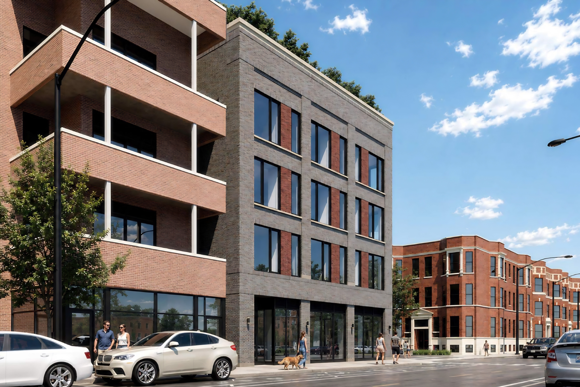 Rendering of 2858 N Halsted St by Eckenhoff Saunders