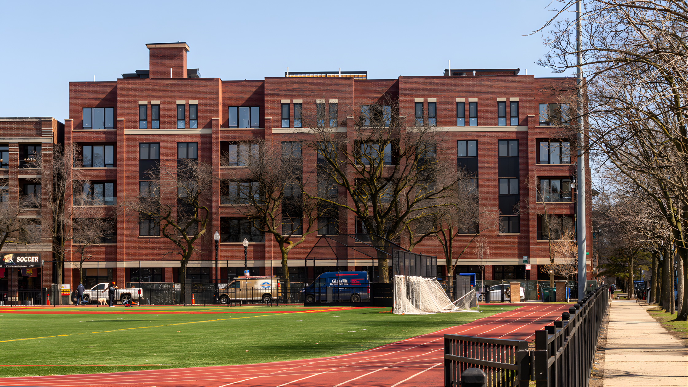 The Anderson sits just east of Chase Park in Uptown