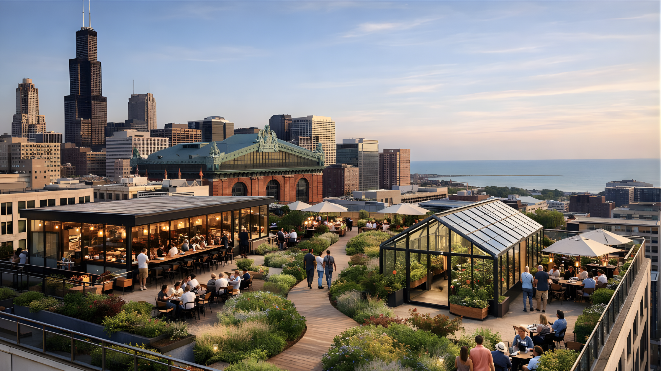 AI-GENERATED rendering of 401 S State Street by Farm Zero