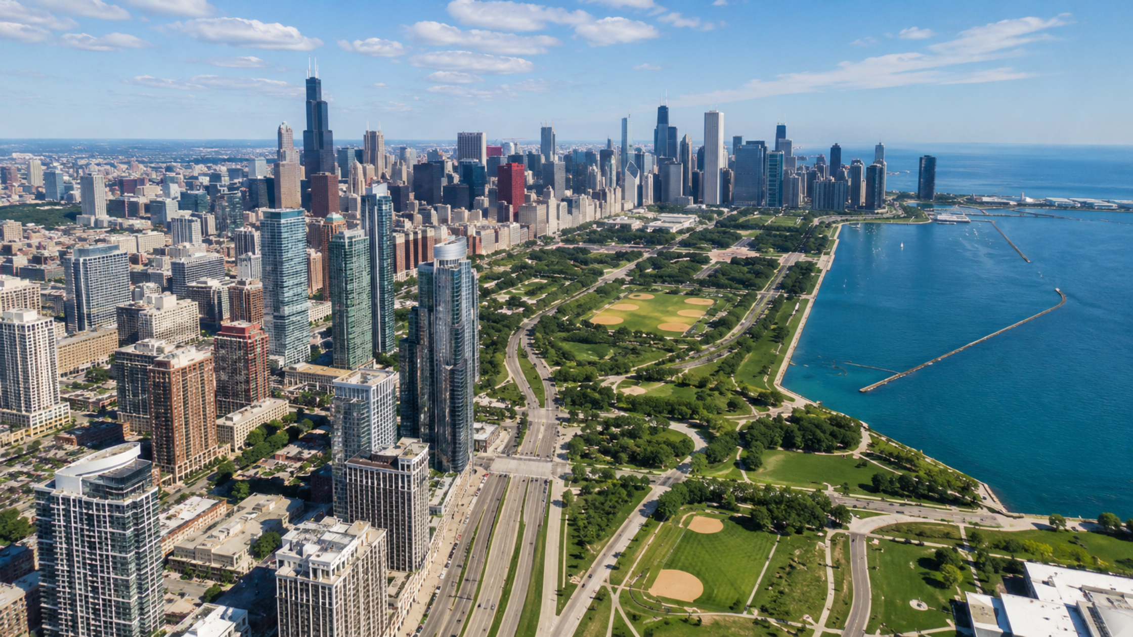 South Loop Chicago Skyline