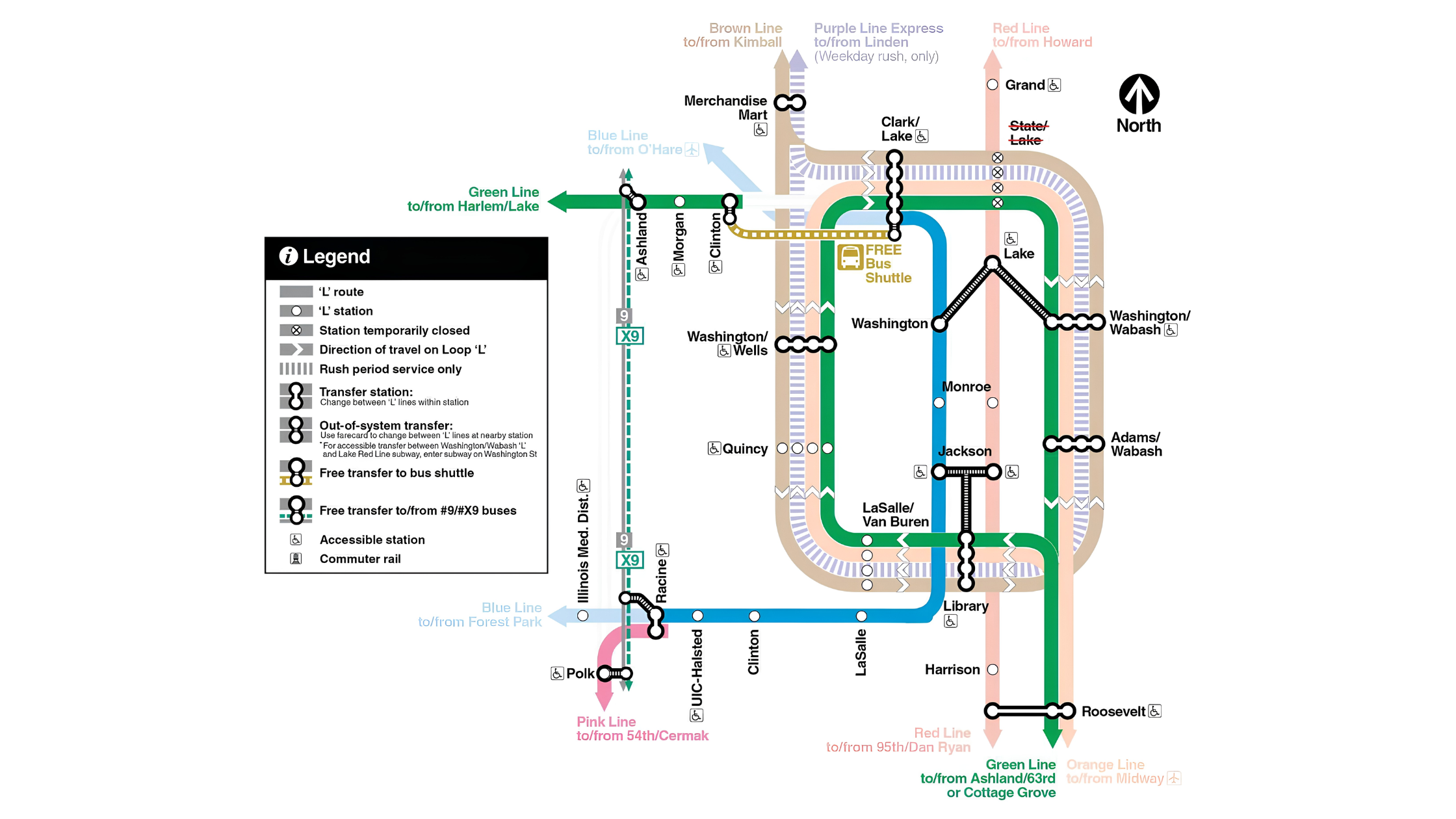 Pink and Green Line Service Changes Start Today: What West Loop and Pilsen Residents Need to Know