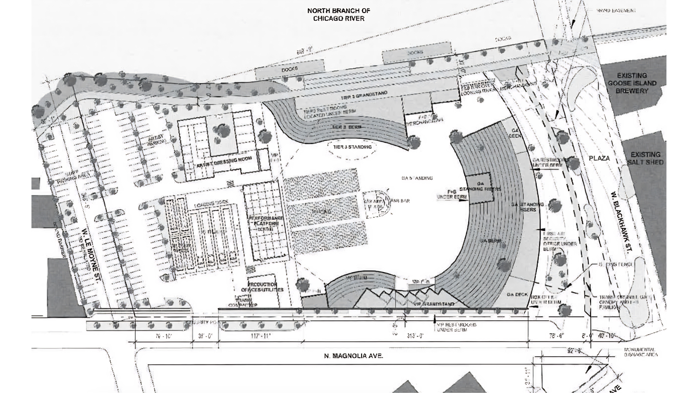 Site map of Salt Shed Expansion