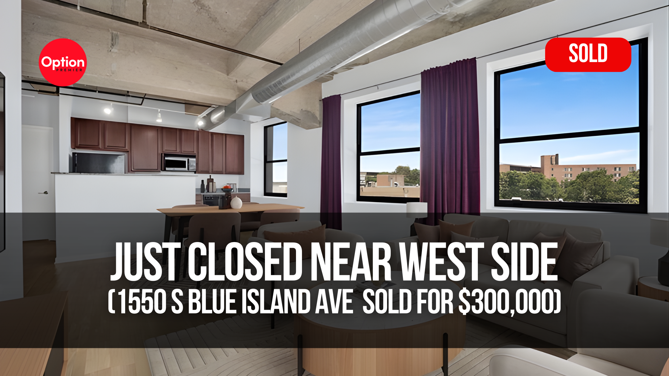 Just Closed in Near West Side: 1550 S Blue Island Ave Unit 403, Chicago, IL 60608 Sold for $300,000