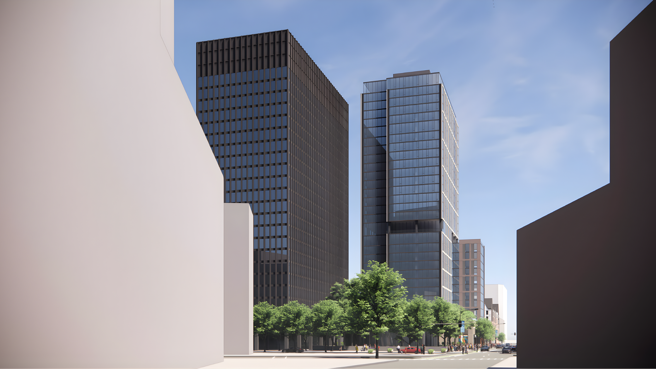 Evanston Approves 29-Story Tower at 605 Davis Street