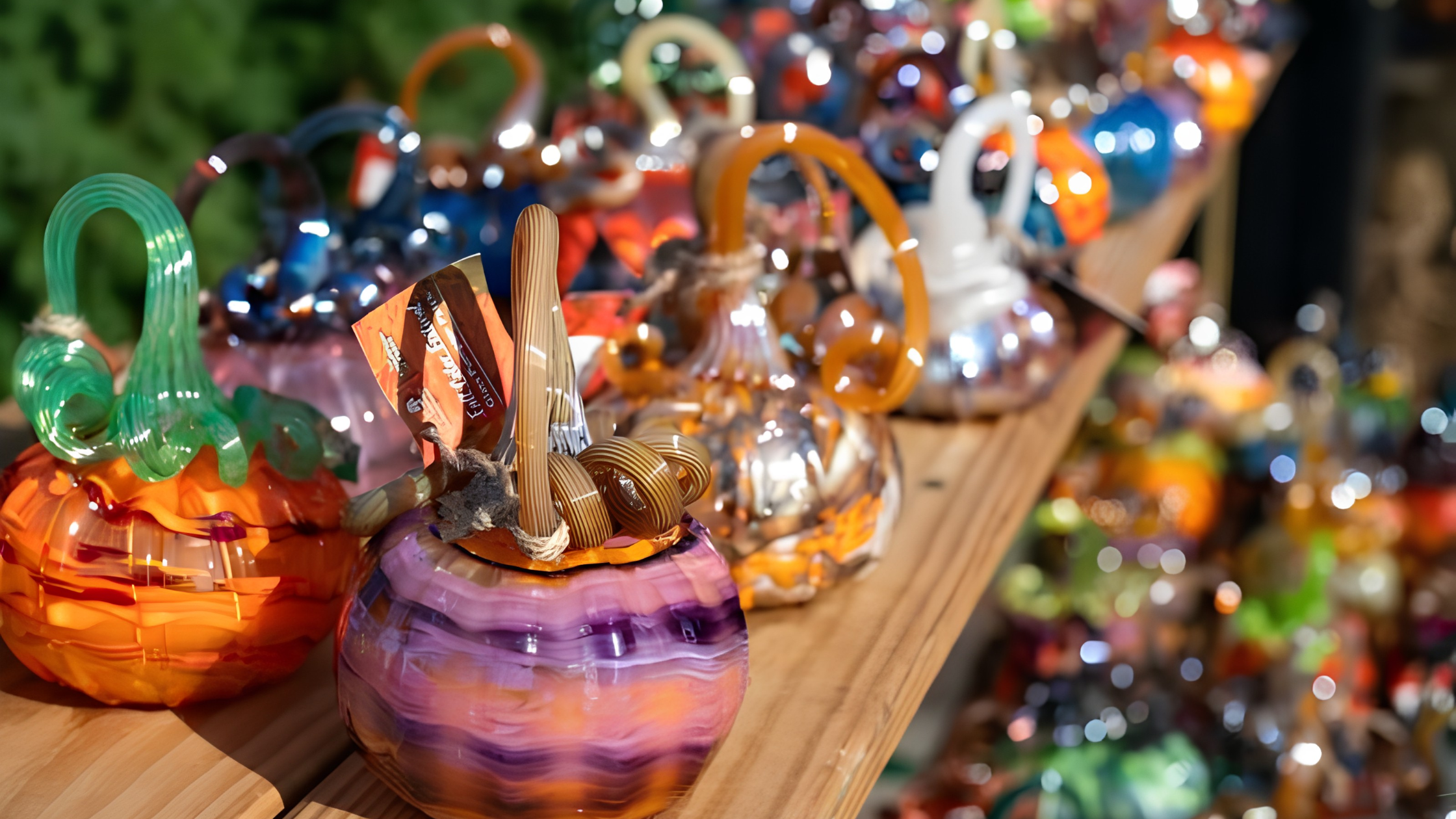 7. Glass Pumpkin Patch at The Morton Arboretum