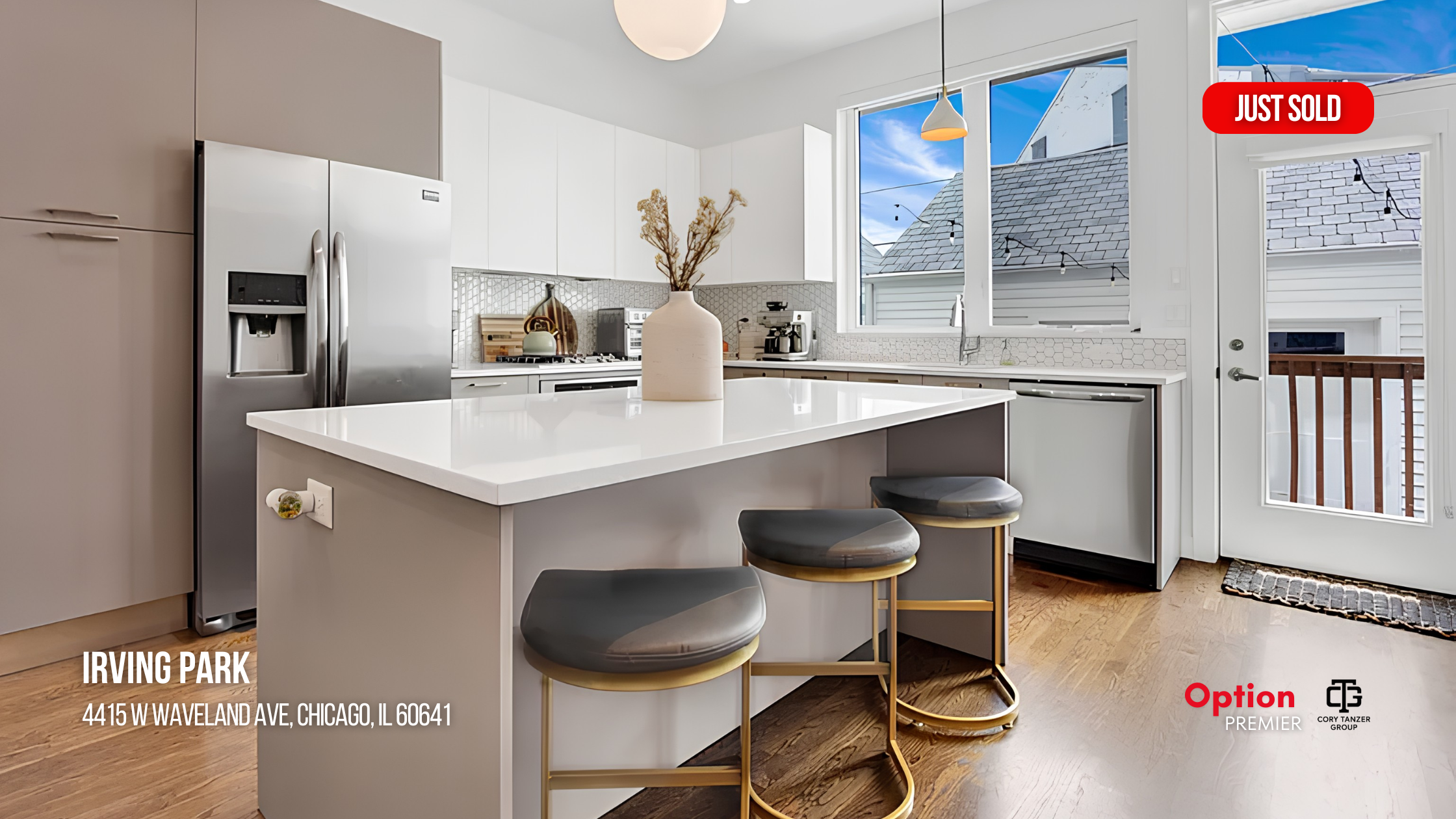 Modern Farmhouse Just Rented in Old Irving Park — 4415 W Waveland Ave, Chicago, IL 60641