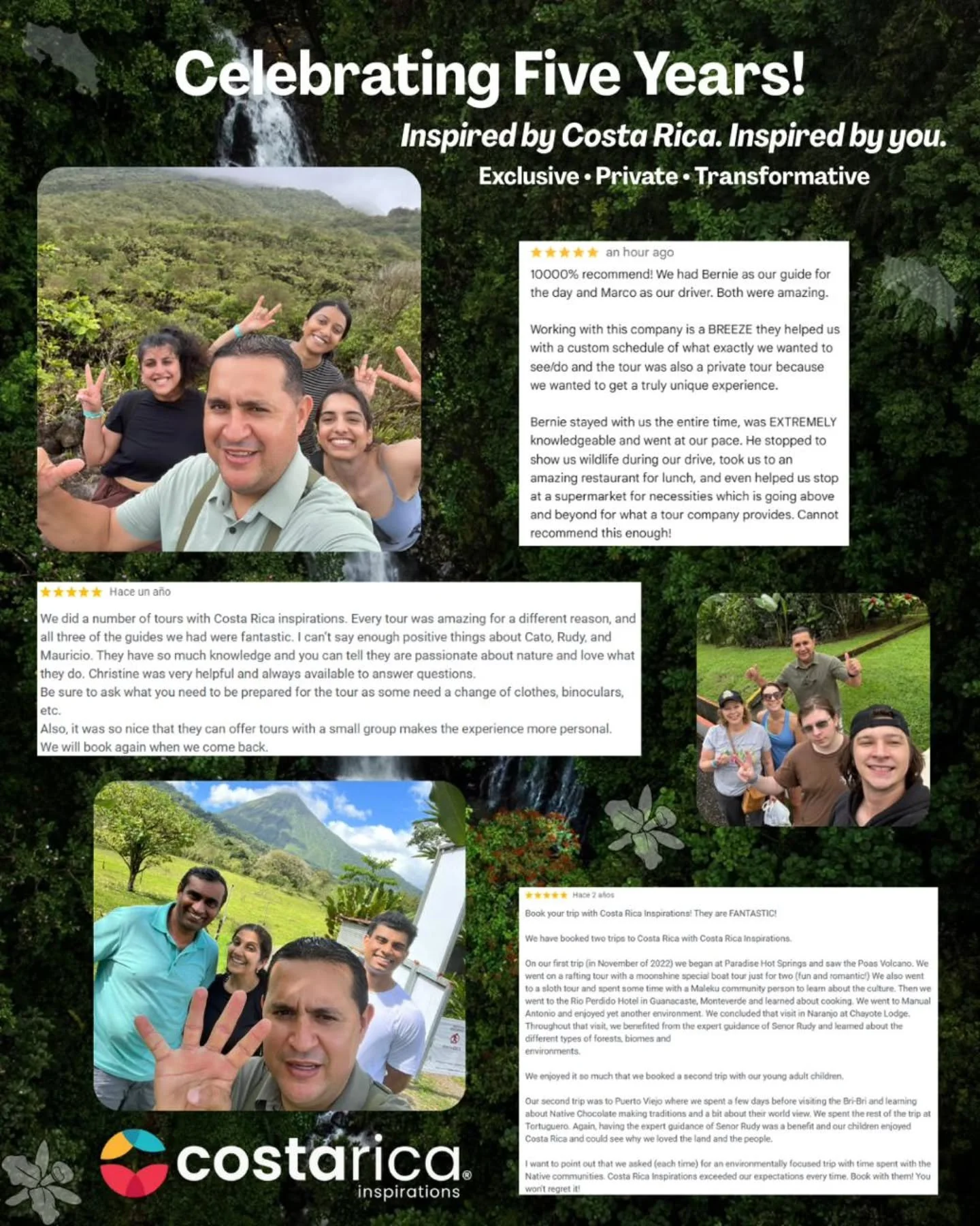 Costa Rica Inspirations was created for travelers who don&rsquo;t just want a vacation&mdash;they want to feel something shift. Many of our guests arrive having lived full, accomplished lives, yet feeling quietly depleted. 

They&rsquo;ve traveled be