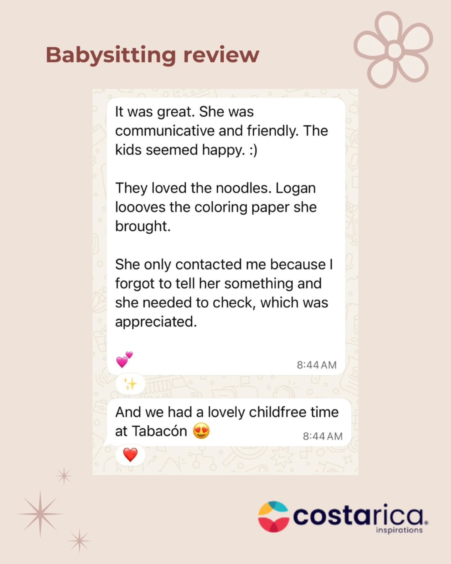 Your time matters too. We create family vacations with everything covered &mdash; even babysitting.💕