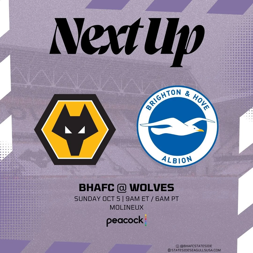 Another Albion away day this Sunday 🗓️

#BHAFC #StatesideSeagulls