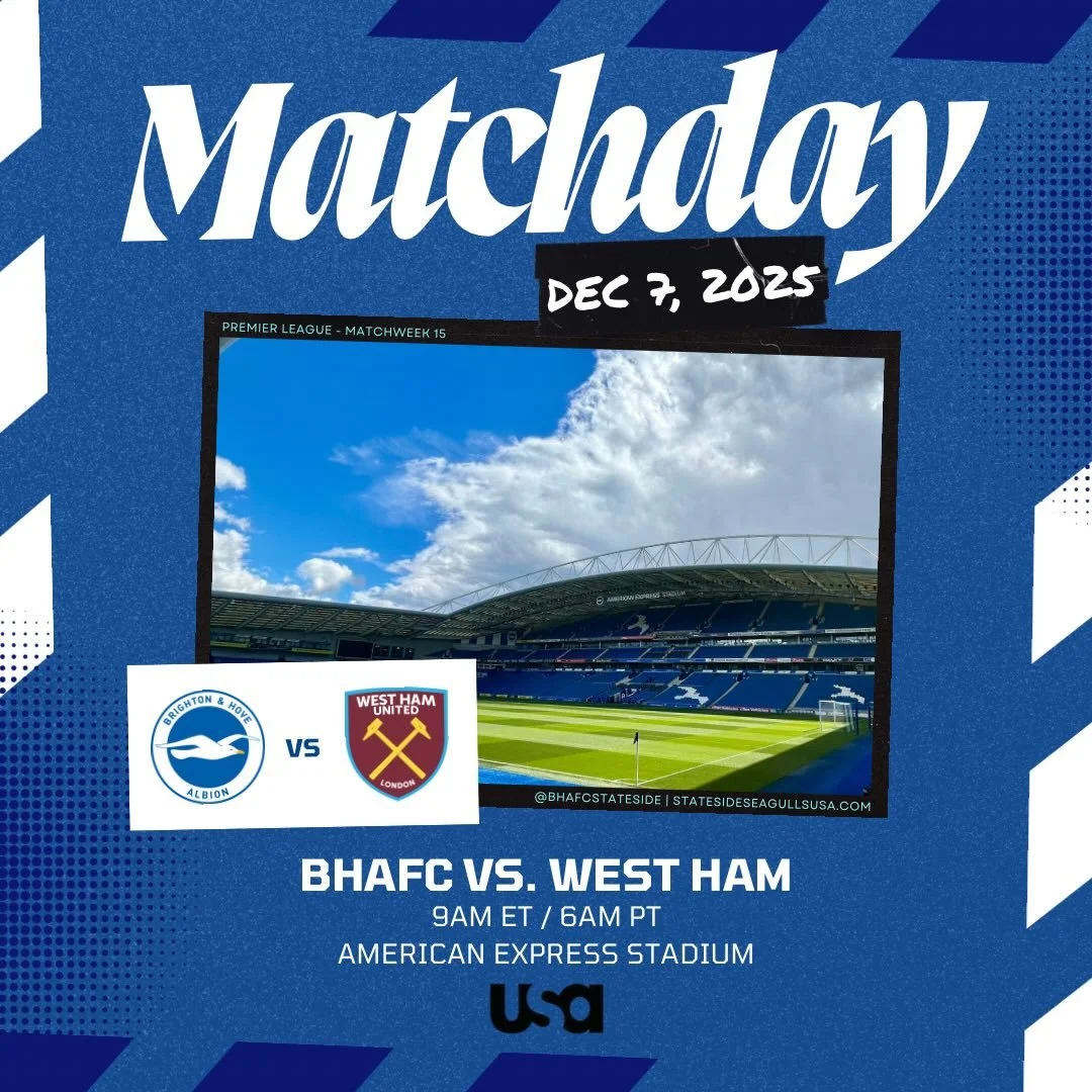 𝗚𝗢𝗢𝗢𝗢𝗢𝗗 𝗠𝗢𝗥𝗡𝗜𝗡𝗚, 𝗜𝗧&rsquo;𝗦 𝗠𝗔𝗧𝗖𝗛𝗗𝗔𝗬!!! 🗣️

#BHAFC #StatesideSeagulls #BHAWHU