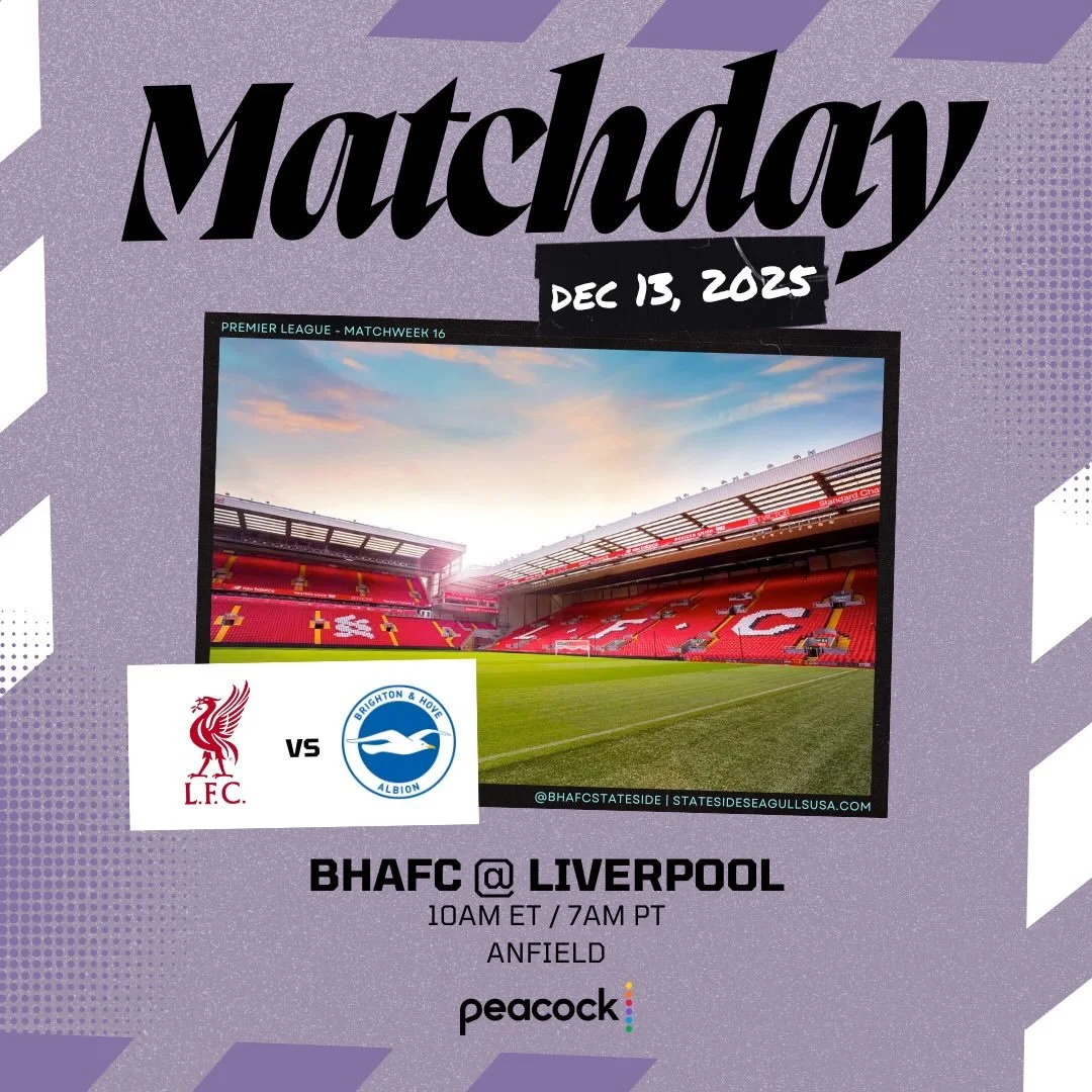 𝗚𝗢𝗢𝗢𝗢𝗢𝗗 𝗠𝗢𝗥𝗡𝗜𝗡𝗚, 𝗜𝗧&rsquo;𝗦 𝗠𝗔𝗧𝗖𝗛𝗗𝗔𝗬!!! 🗣️

#BHAFC #StatesideSeagulls #LIVBHA