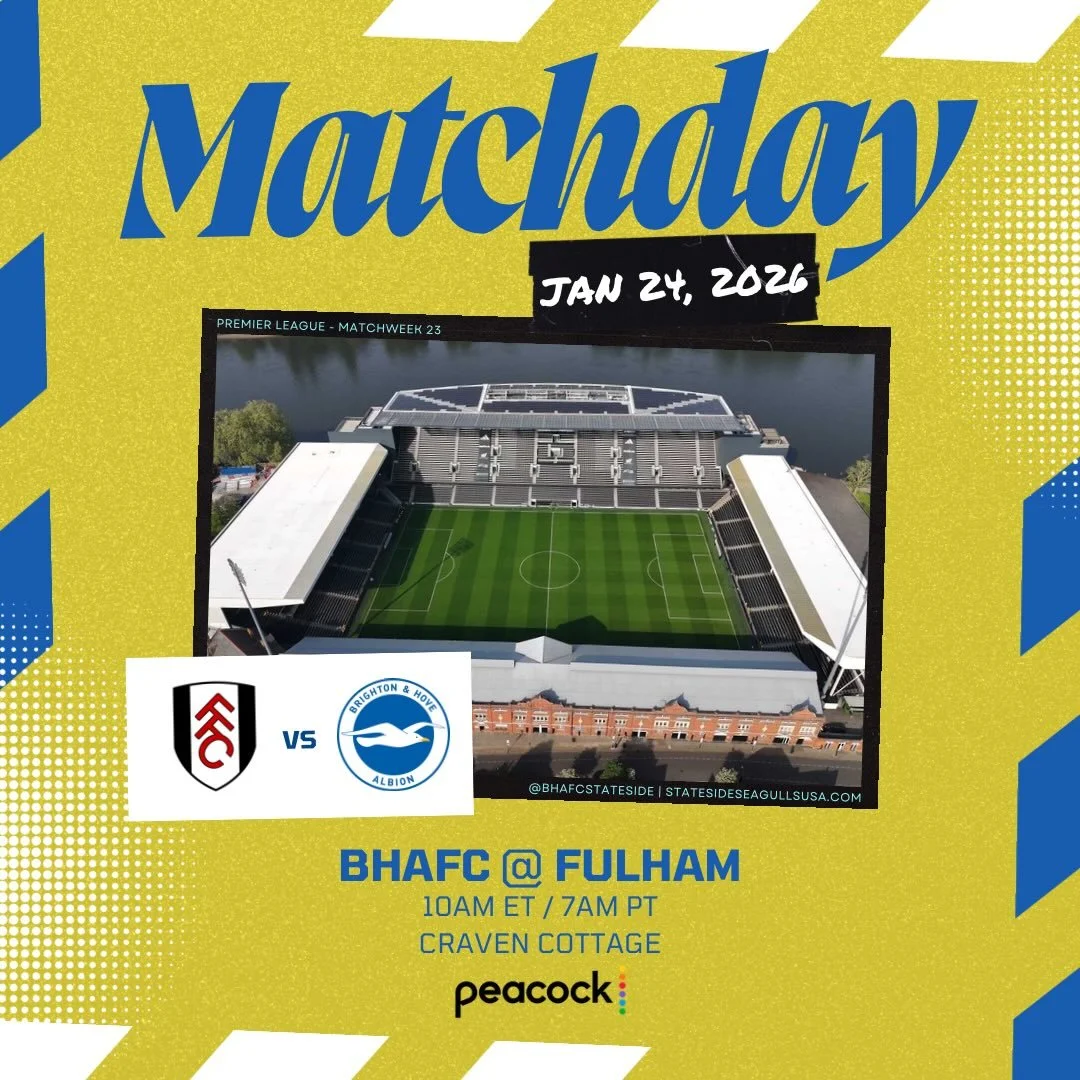 𝗚𝗢𝗢𝗢𝗢𝗢𝗗 𝗠𝗢𝗥𝗡𝗜𝗡𝗚, 𝗜𝗧&rsquo;𝗦 𝗠𝗔𝗧𝗖𝗛𝗗𝗔𝗬!!! 🗣️

#BHAFC #StatesideSeagulls #FULBHA
