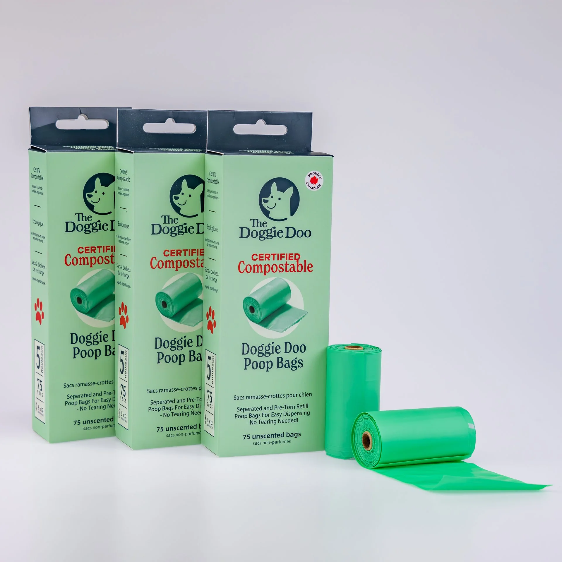 The Doggie Doo — 3-Pack Compostable Waste Bags