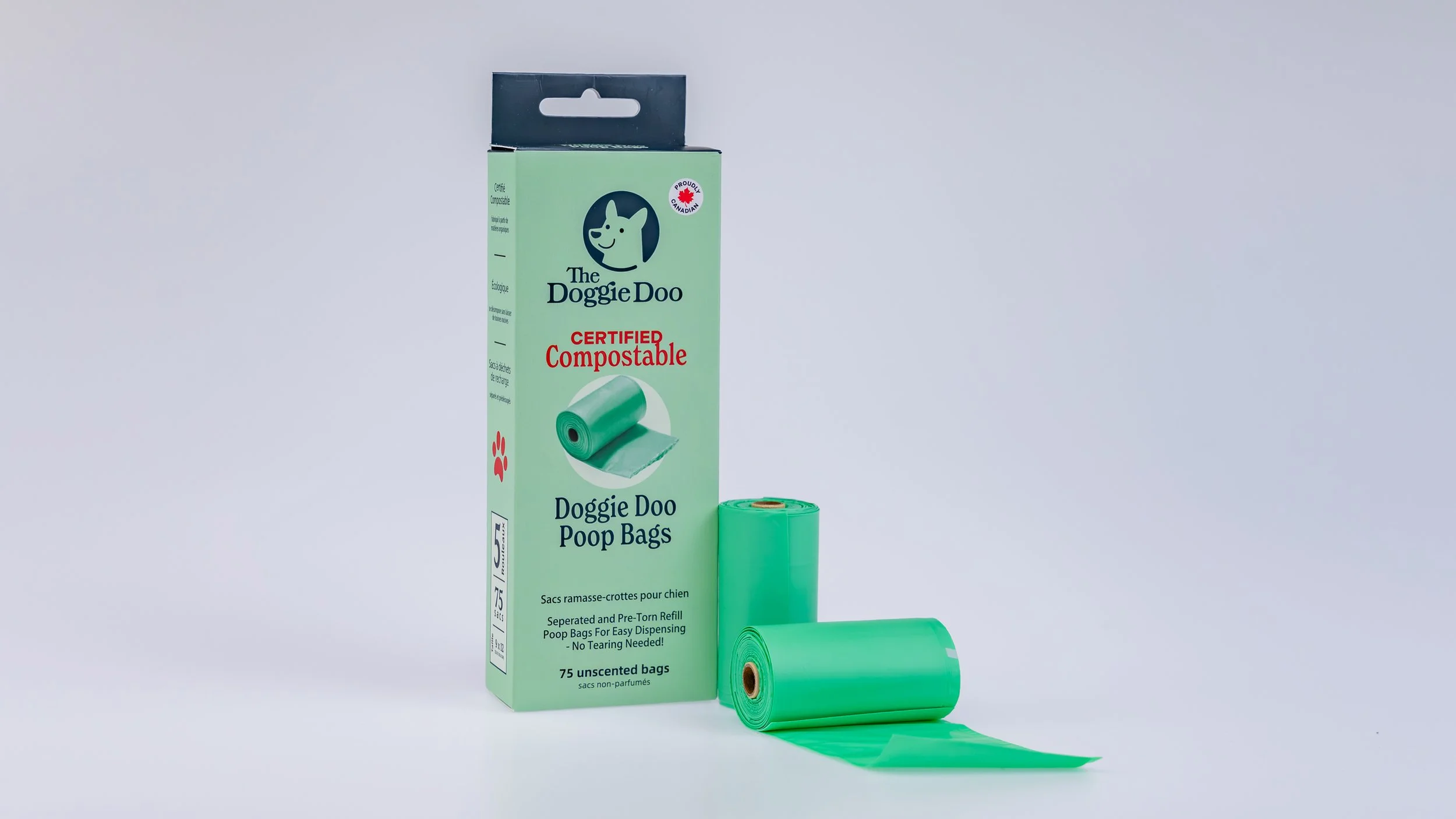 Compostable Doogie Doo Waste Bags (5 Rolls)