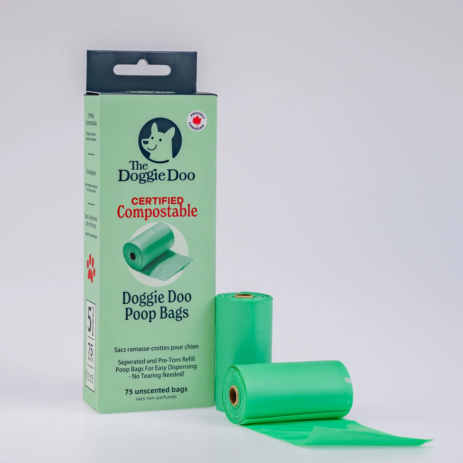 Compostable Doogie Doo Waste Bags (5 Rolls)