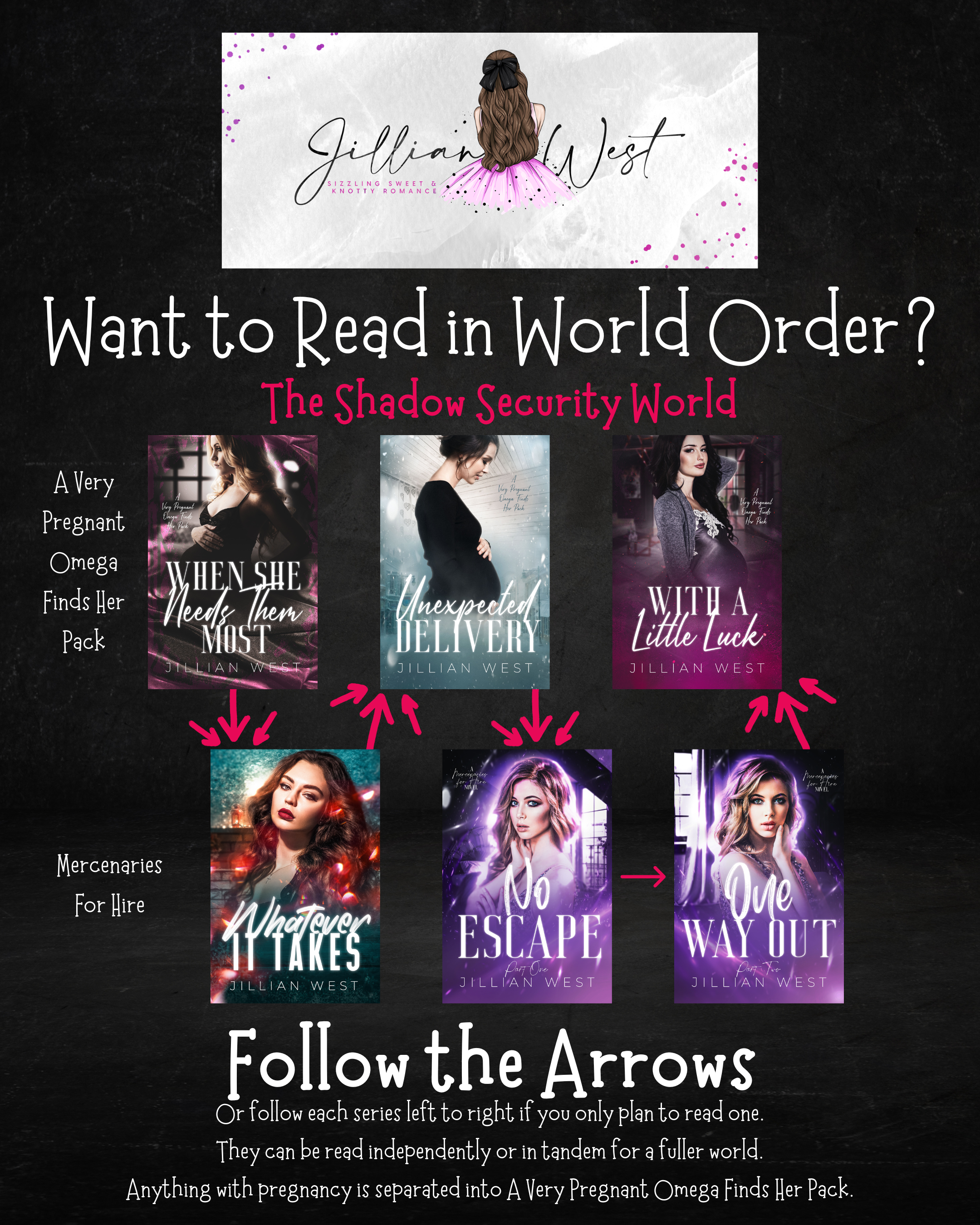 Shadow Security World Order: When She Needs Them Most, Whatever It Takes, Unexpected Delivery, No Escape, One Way Out, With a Little Luck
