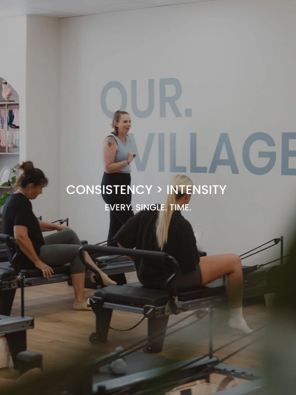 Your body responds best to regular, predictable movement, not one brutal class followed by two weeks off.

Some weeks you&rsquo;ll take every layer. Other weeks, the basics are enough. Both are still building the pattern.

So if your routine looks li