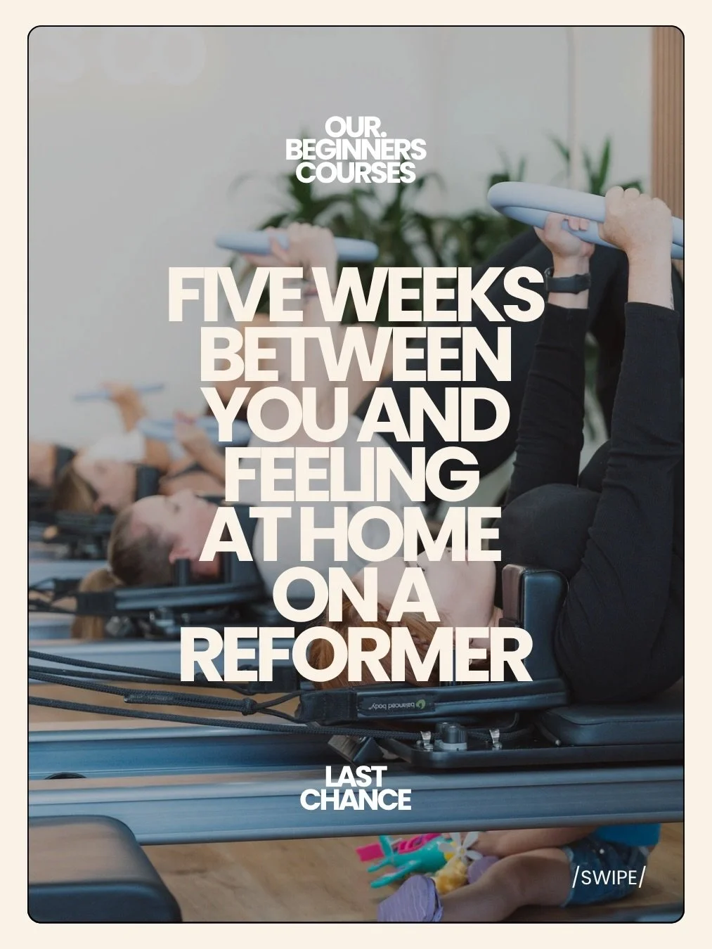 You&rsquo;ve saved the Pilates reels, followed more than a handful of studios and told yourself &ldquo;I really need to try that&rdquo; at least a dozen times.
Sound familiar? 👀

Consider this yOUR sign to take it off the saved folder and onto the r